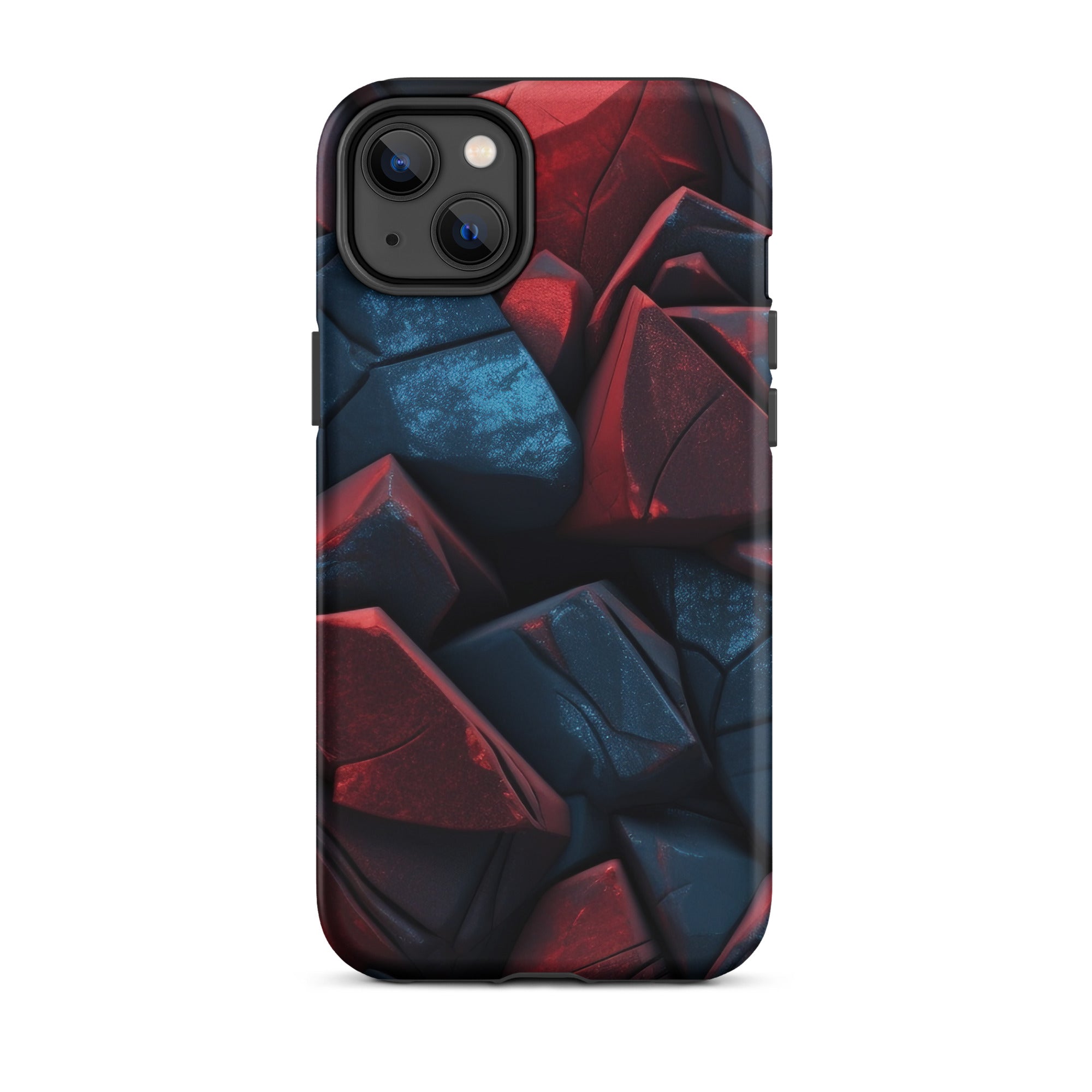 Dark Red Rocks iPhone Case by Visual Verse - Image 26