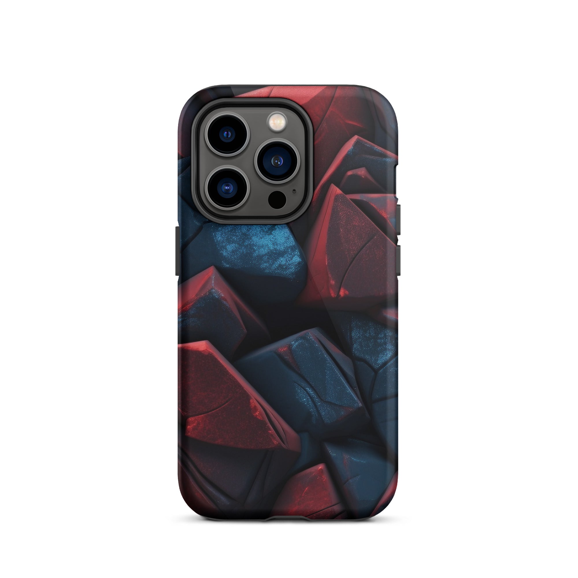 Dark Red Rocks iPhone Case by Visual Verse - Image 27