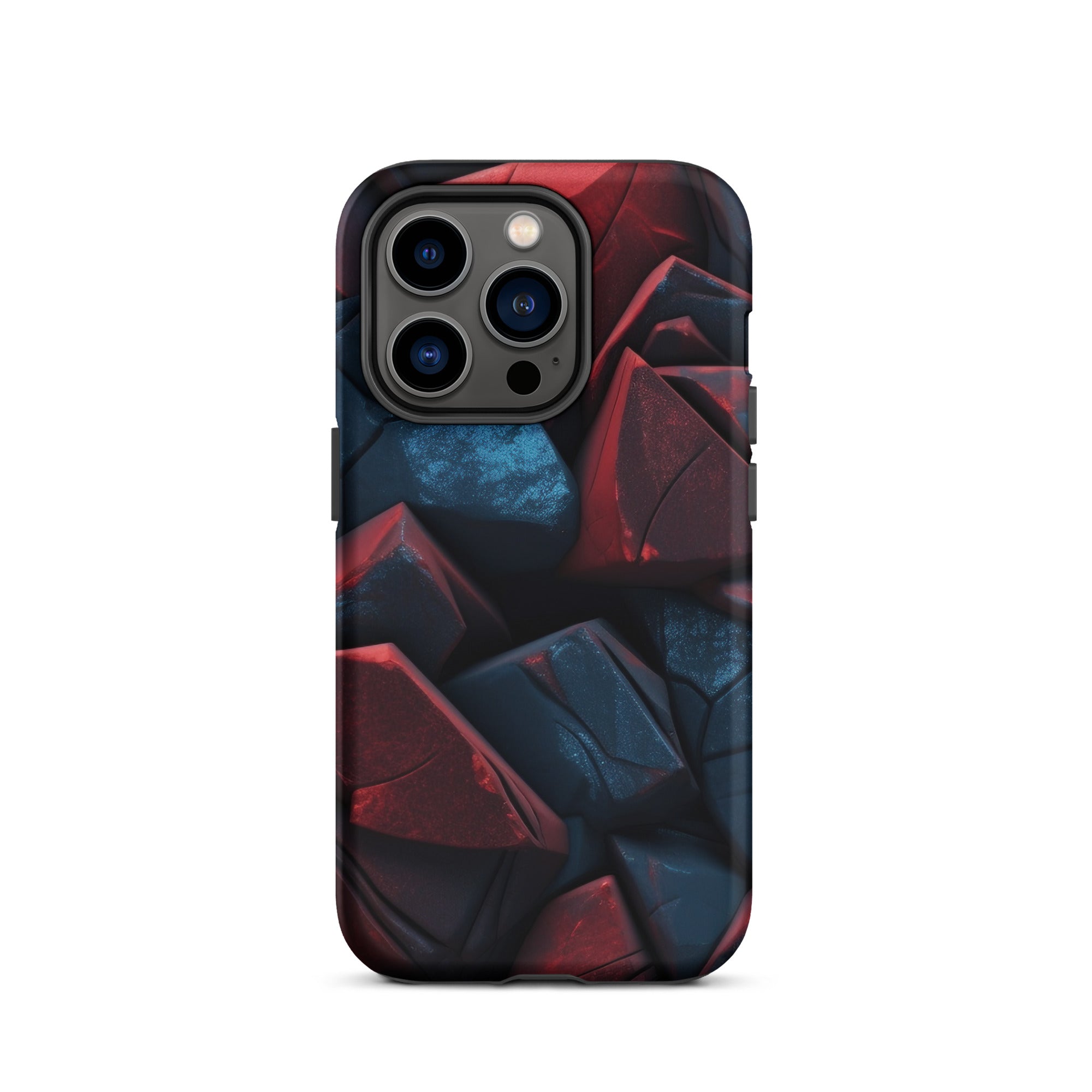 Dark Red Rocks iPhone Case by Visual Verse - Image 28