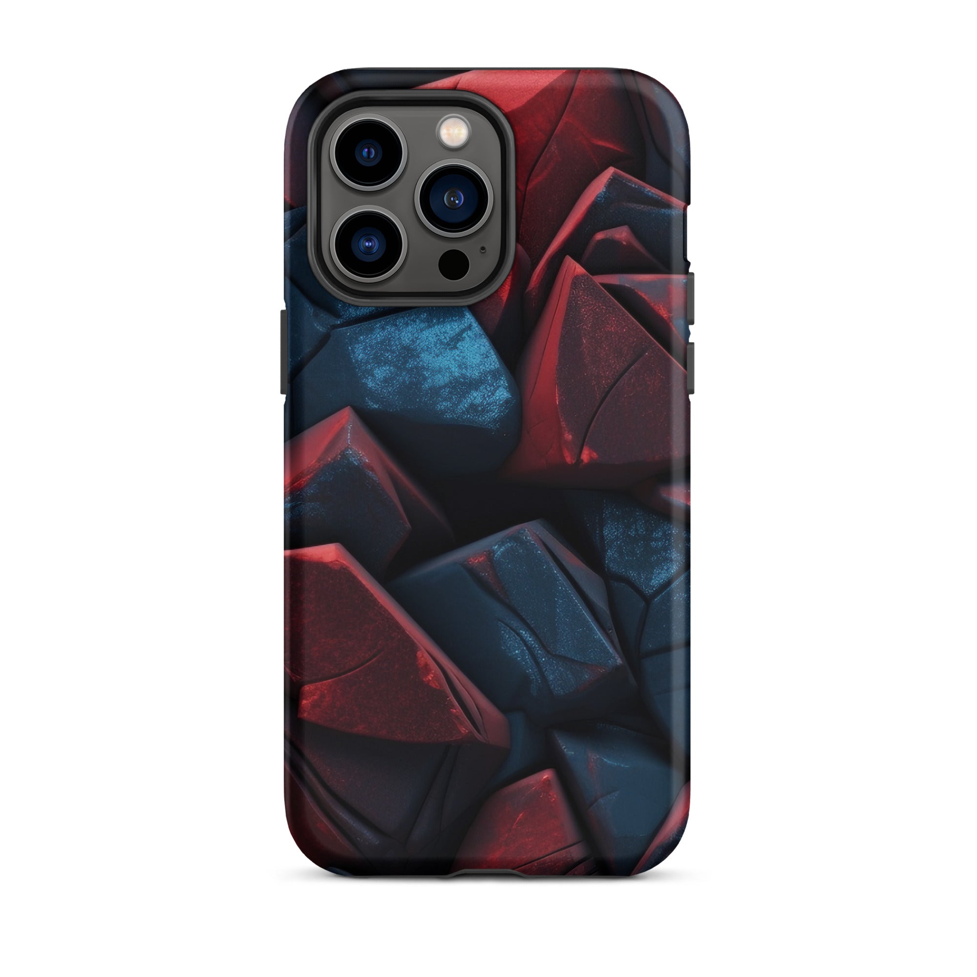 Dark Red Rocks iPhone Case by Visual Verse - Image 30