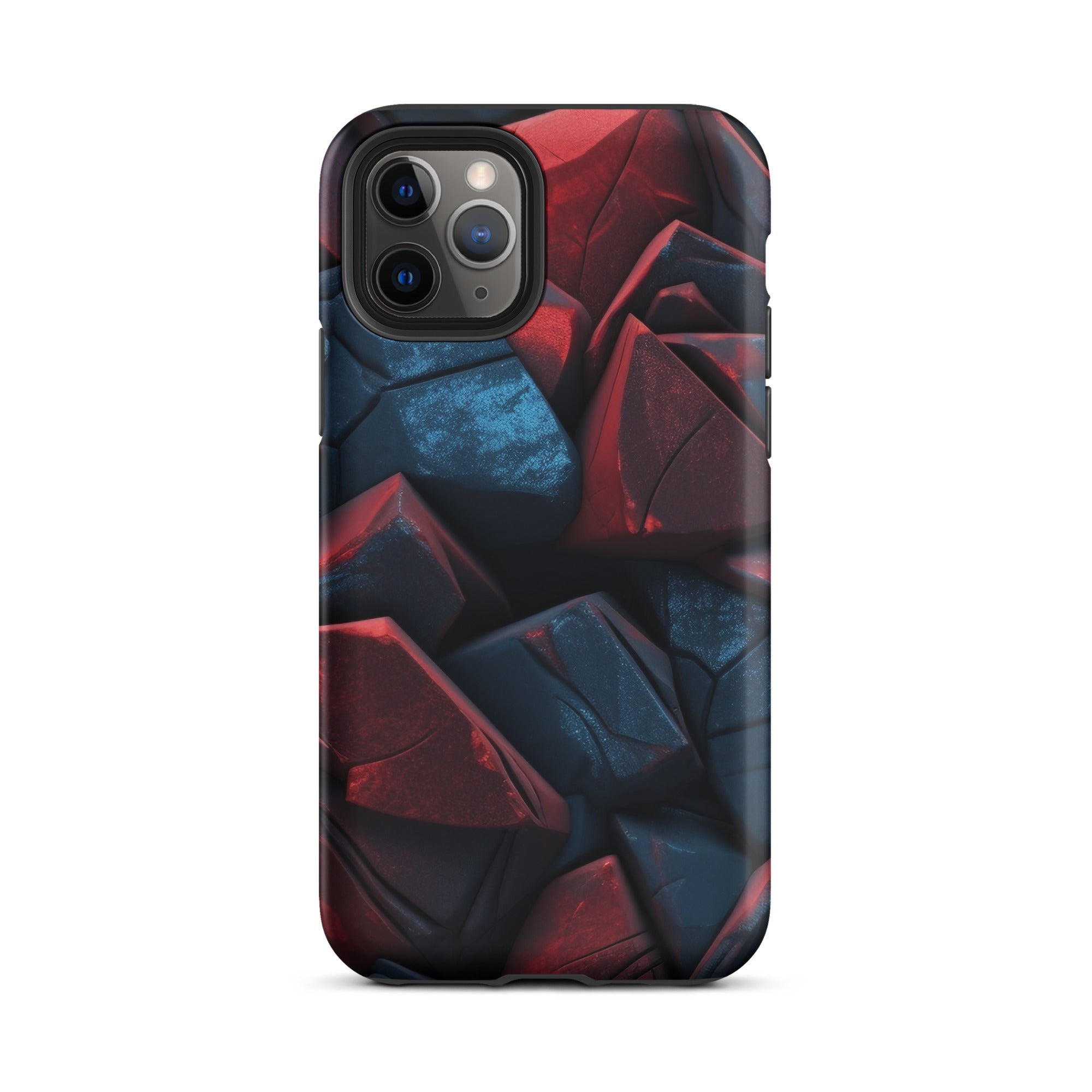 Dark Red Rocks iPhone Case by Visual Verse - Image 4