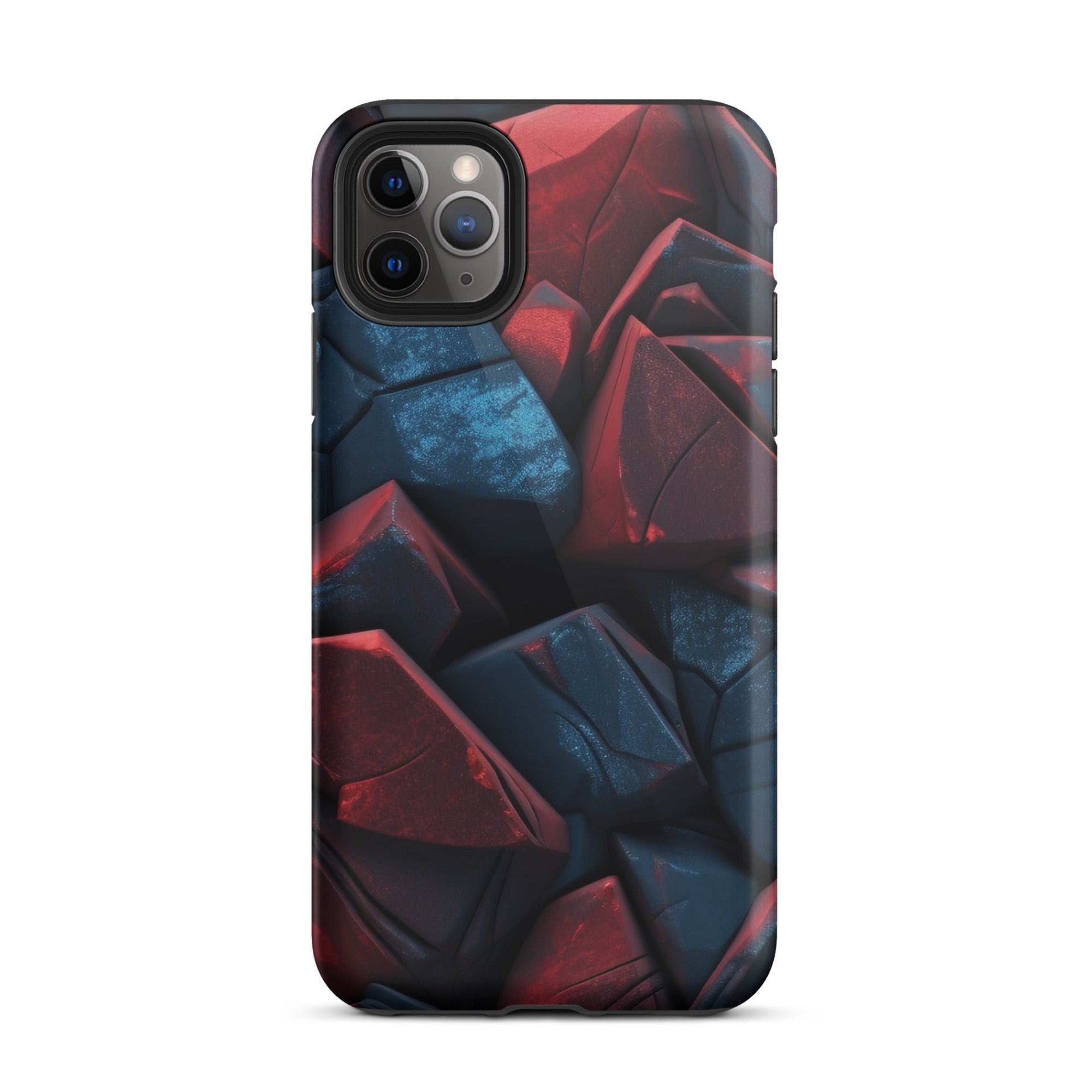 Dark Red Rocks iPhone Case by Visual Verse - Image 5