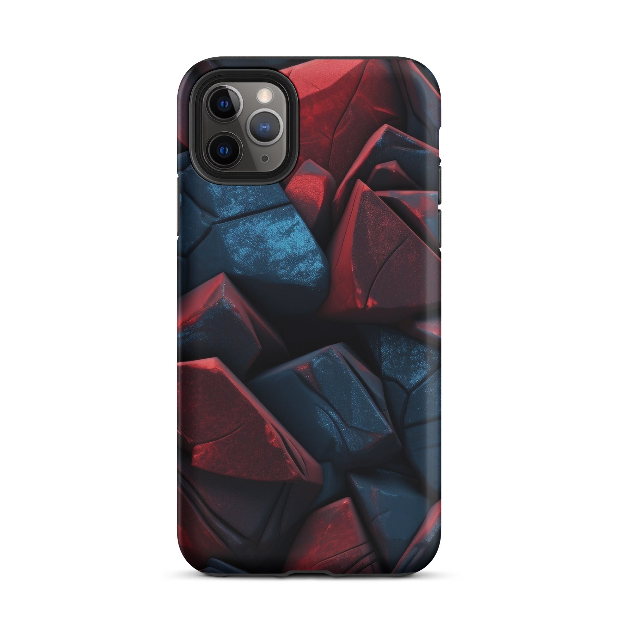 Dark Red Rocks iPhone Case by Visual Verse - Image 6