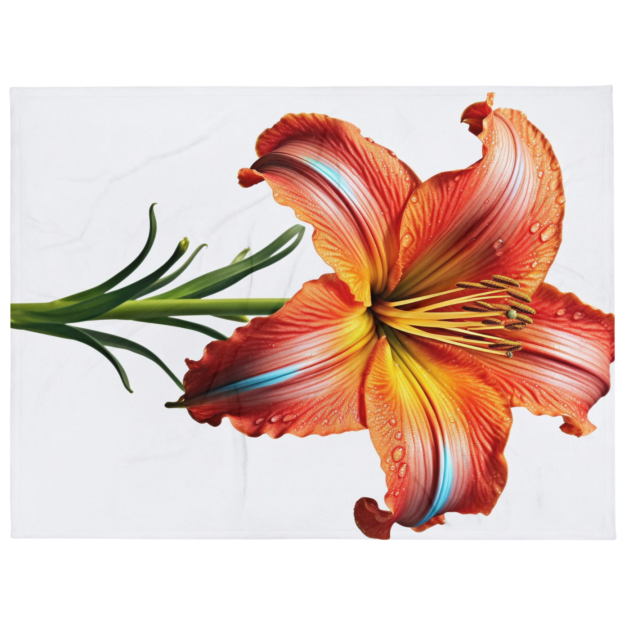 Daylily Flower Blanket by Visual Verse - Image 1