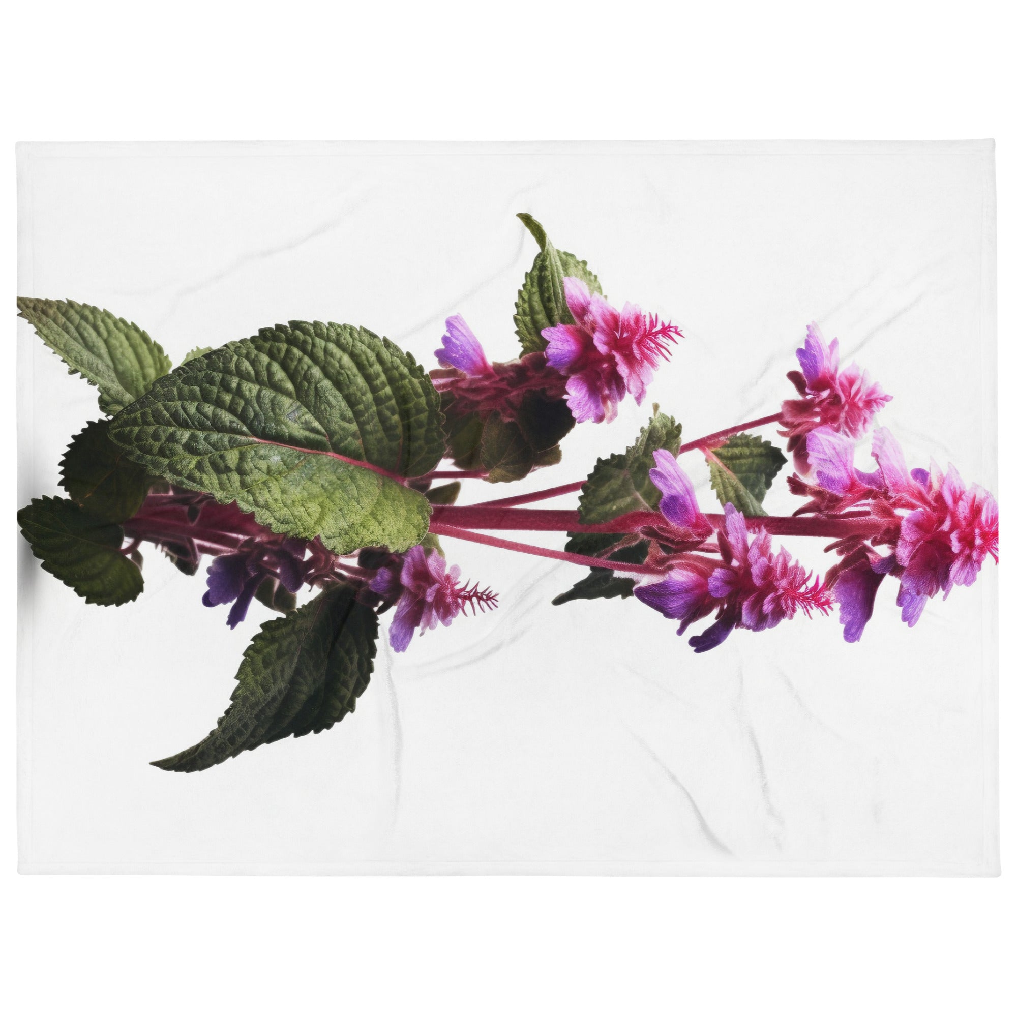 Dead Nettle Flower Blanket by Visual Verse - Image 1