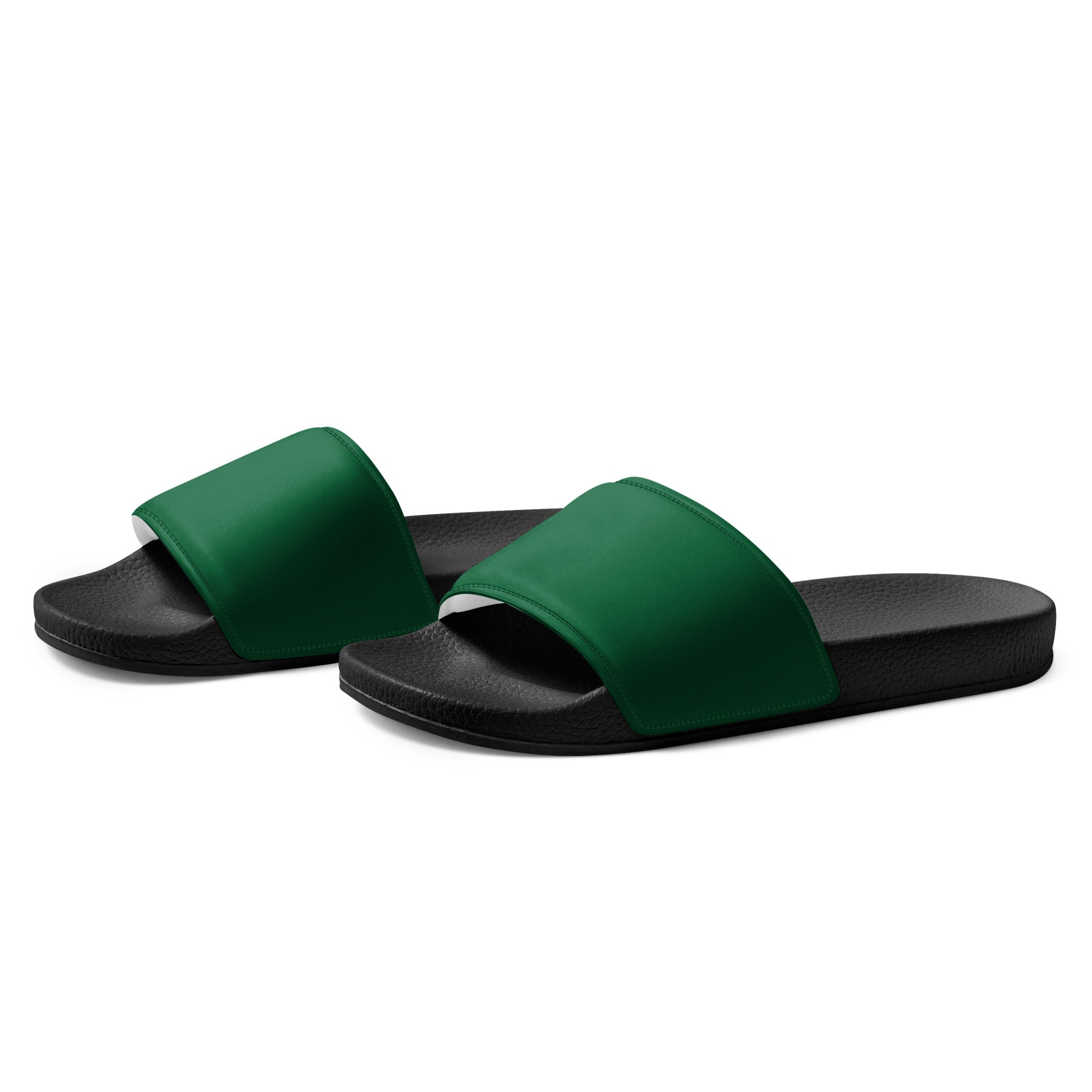 Deep Spring Color Men's Slides by Visual Verse - Image 3