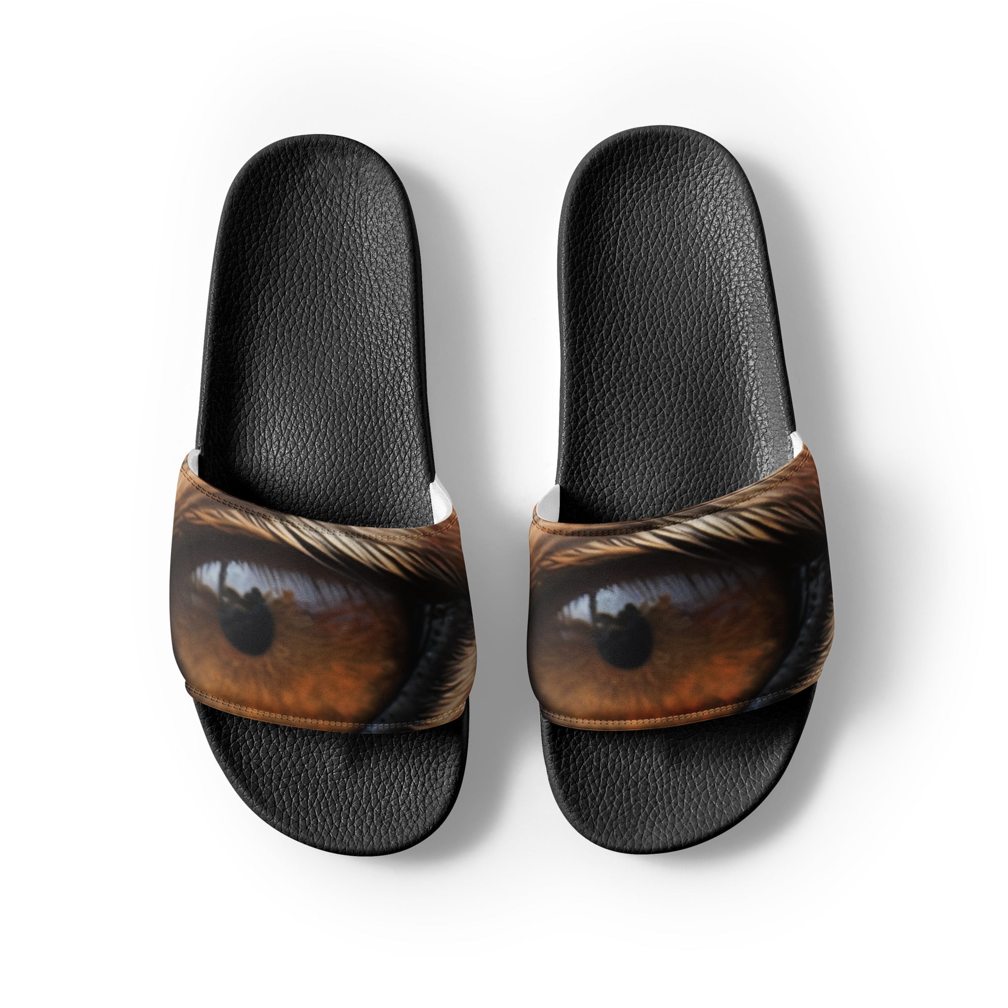 Deer Fur Men's Slides by Visual Verse - Image 2