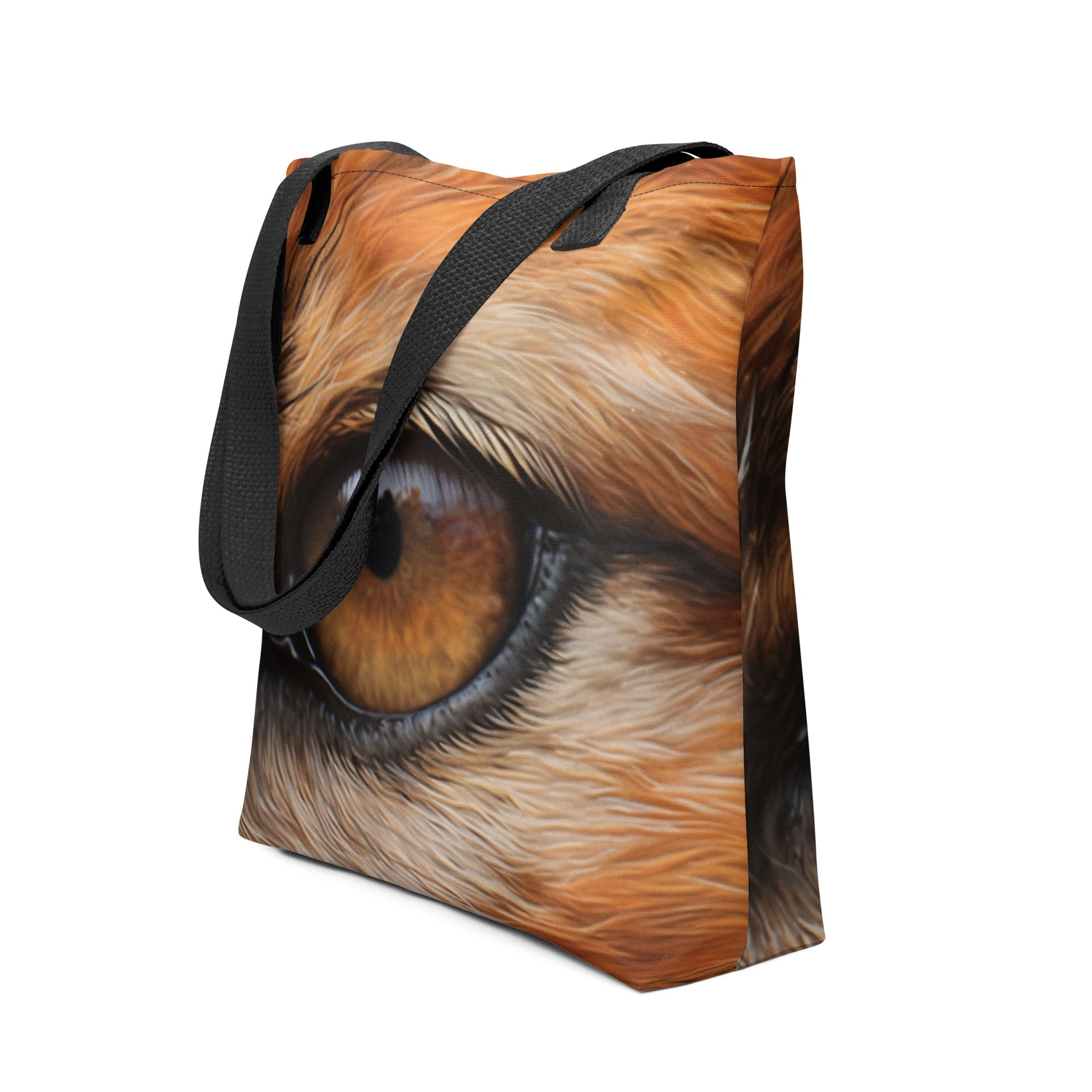 Deer Fur Tote Bag by Visual Verse - Image 1