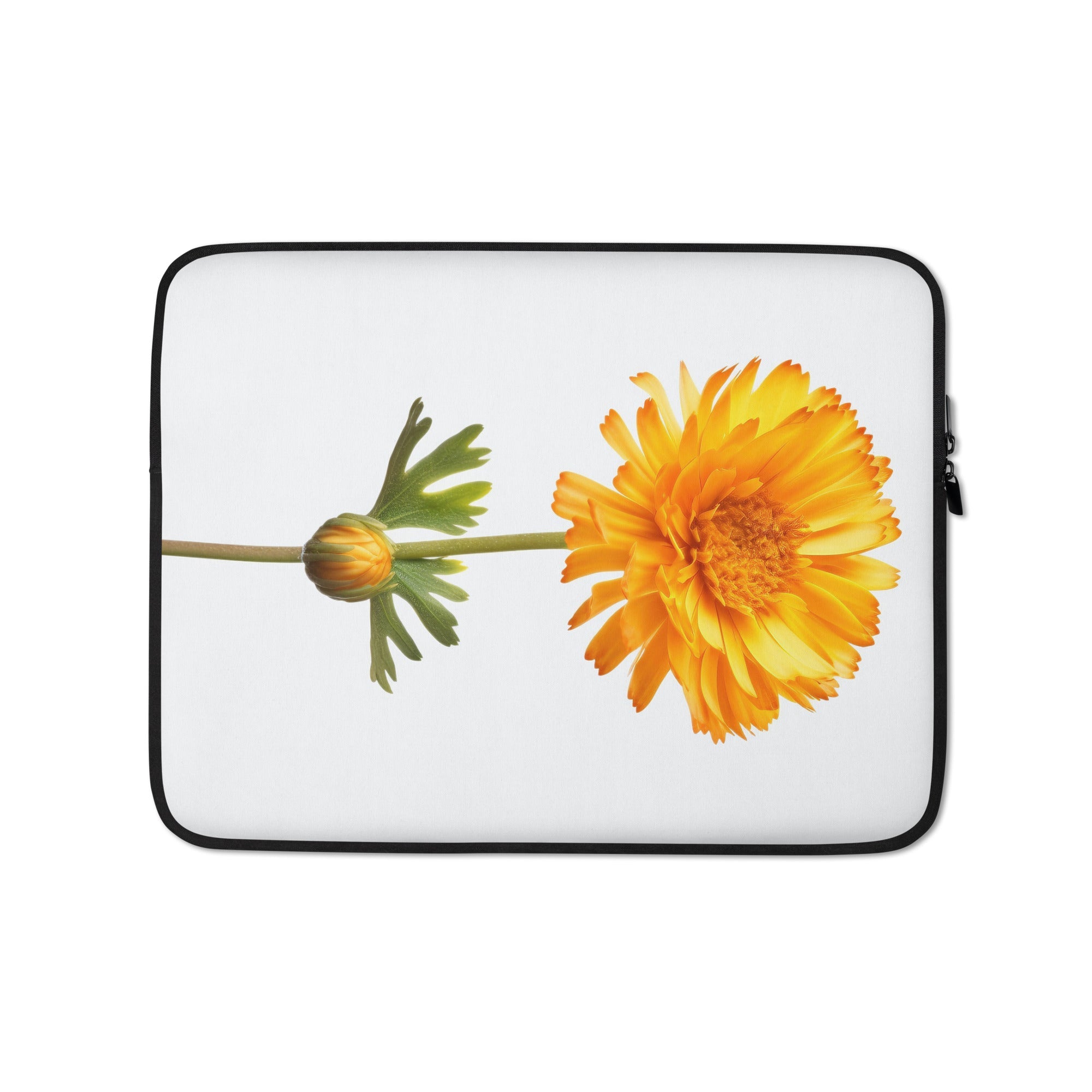 Desert Marigold Flower Laptop Sleeve by Visual Verse - Image 2