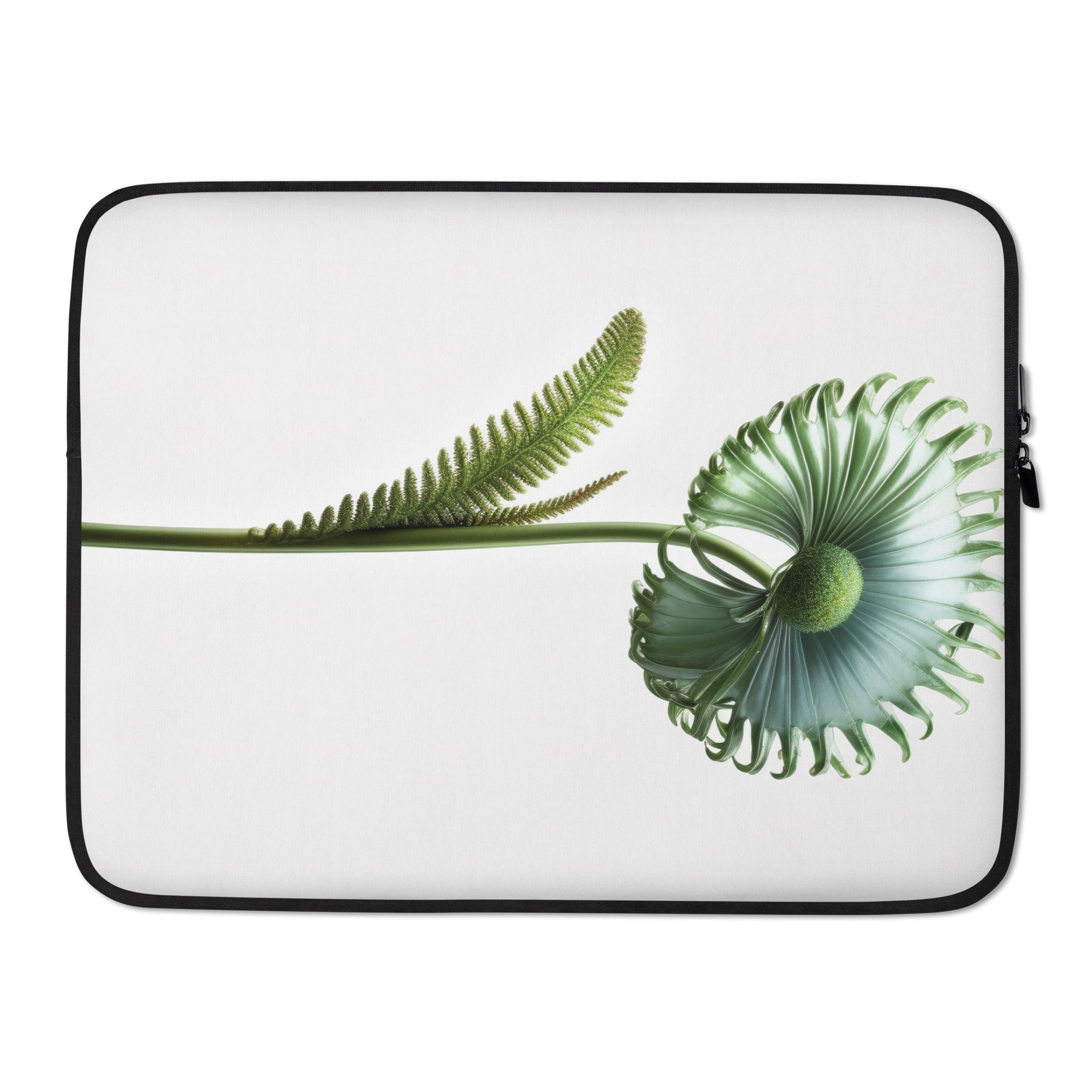 Dicksonia Flower Laptop Sleeve by Visual Verse - Image 1