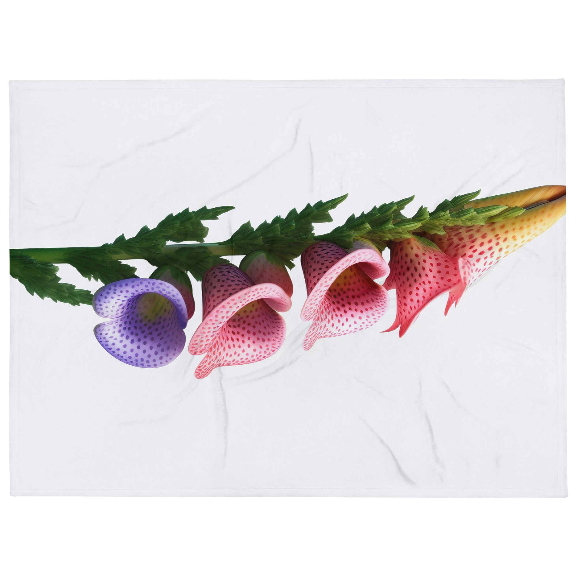 Digitalis Flower Blanket by Visual Verse - Image 1