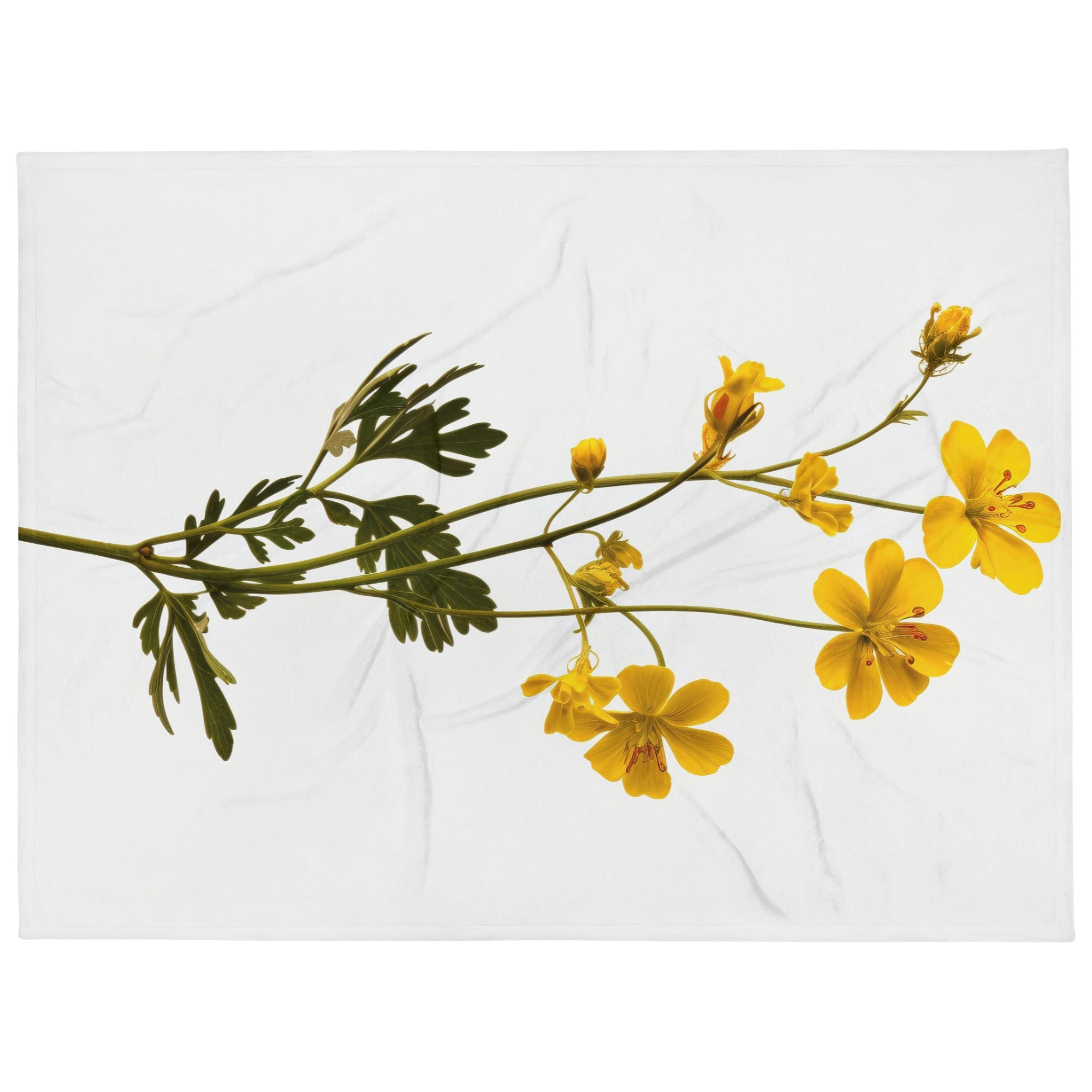 Draba Flower Blanket by Visual Verse - Image 1