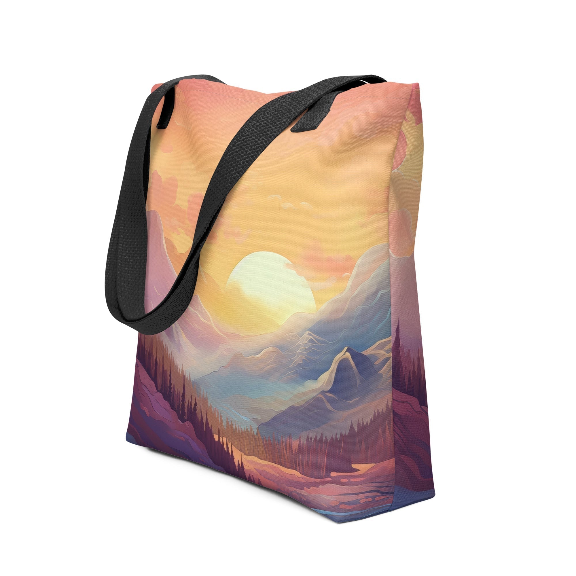 Dreamy Landscape Tote Bag by Visual Verse - Image 1