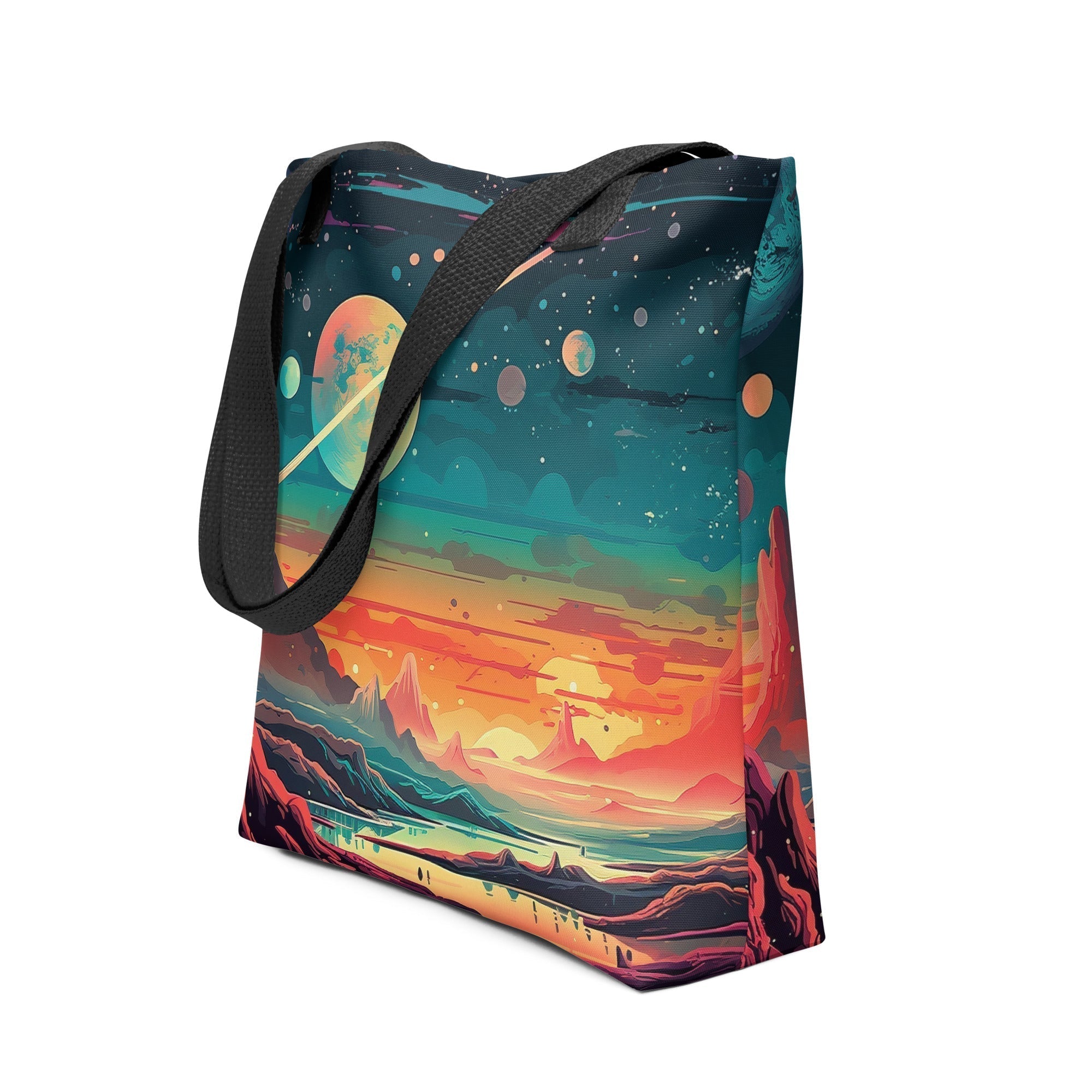 Dreamy Space Tote Bag by Visual Verse - Image 1