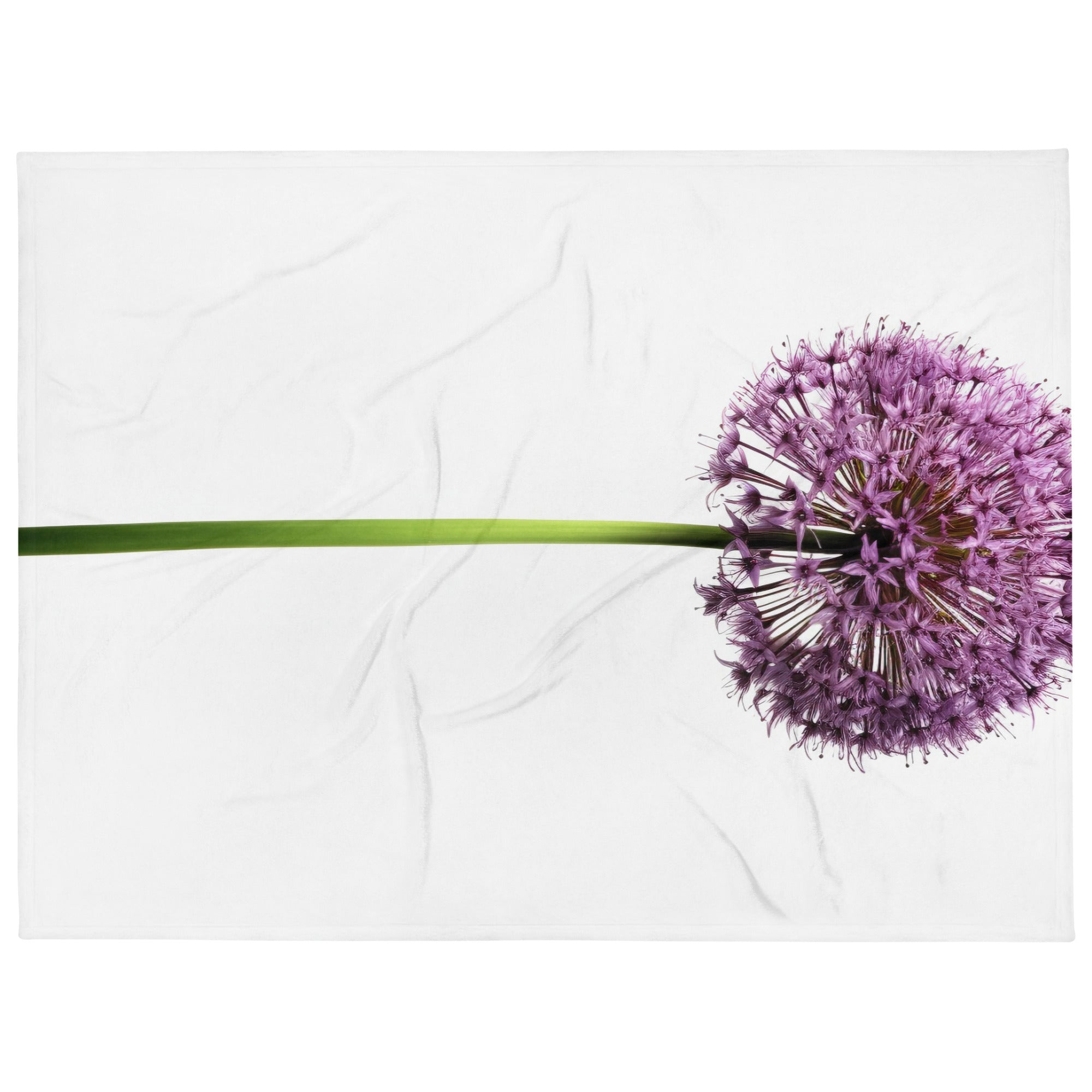 Drumstick Allium Flower Blanket by Visual Verse - Image 1