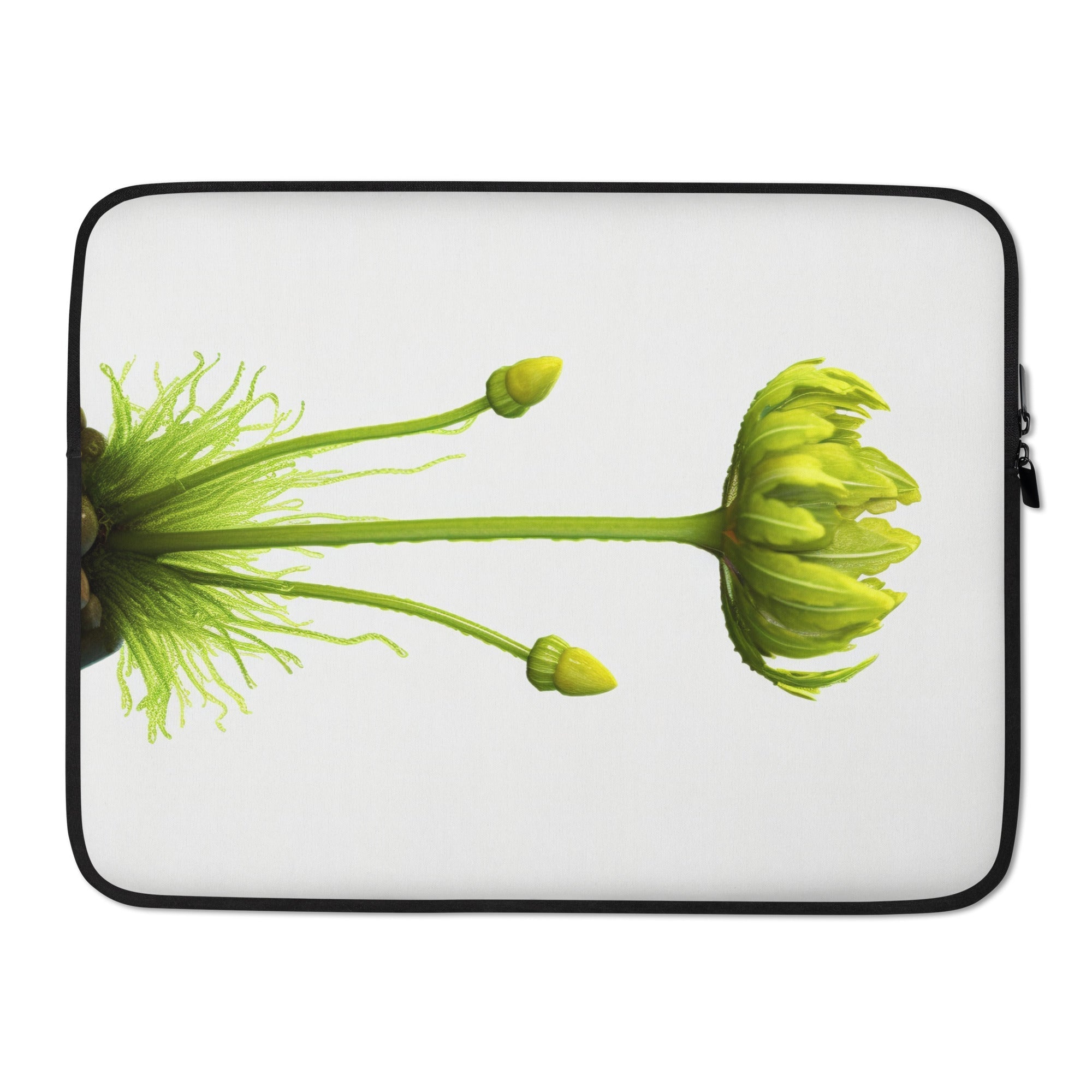 Duckweed Flower Laptop Sleeve by Visual Verse - Image 1