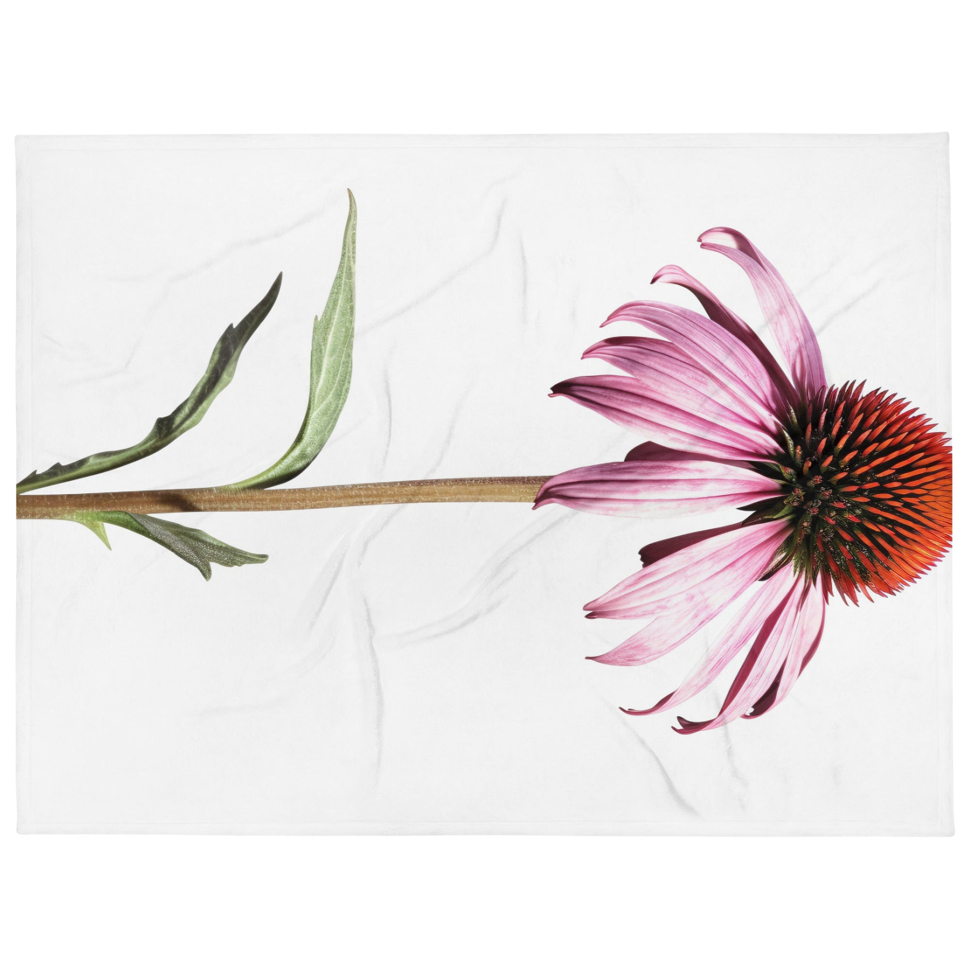 Echinacea Flower Blanket by Visual Verse - Image 1