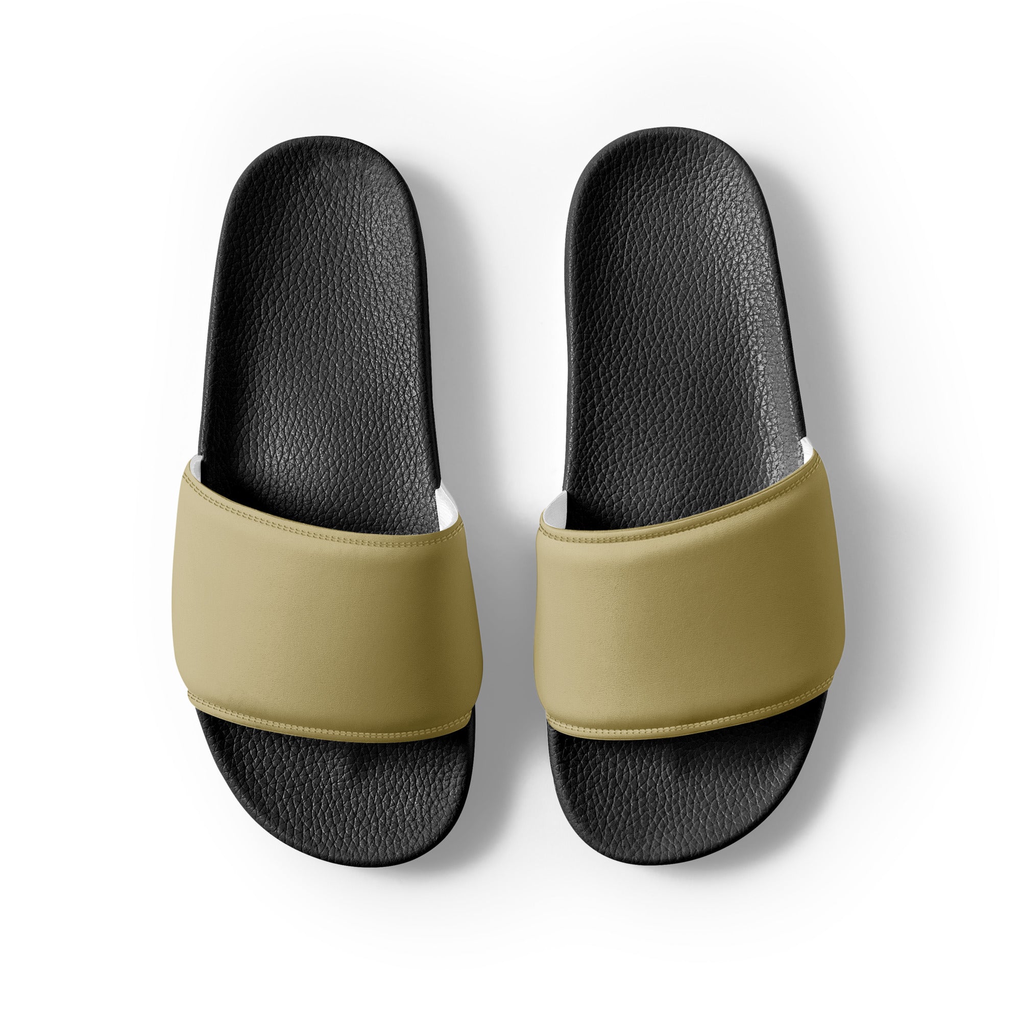 Ecru Color Women's Slides by Visual Verse - Image 2