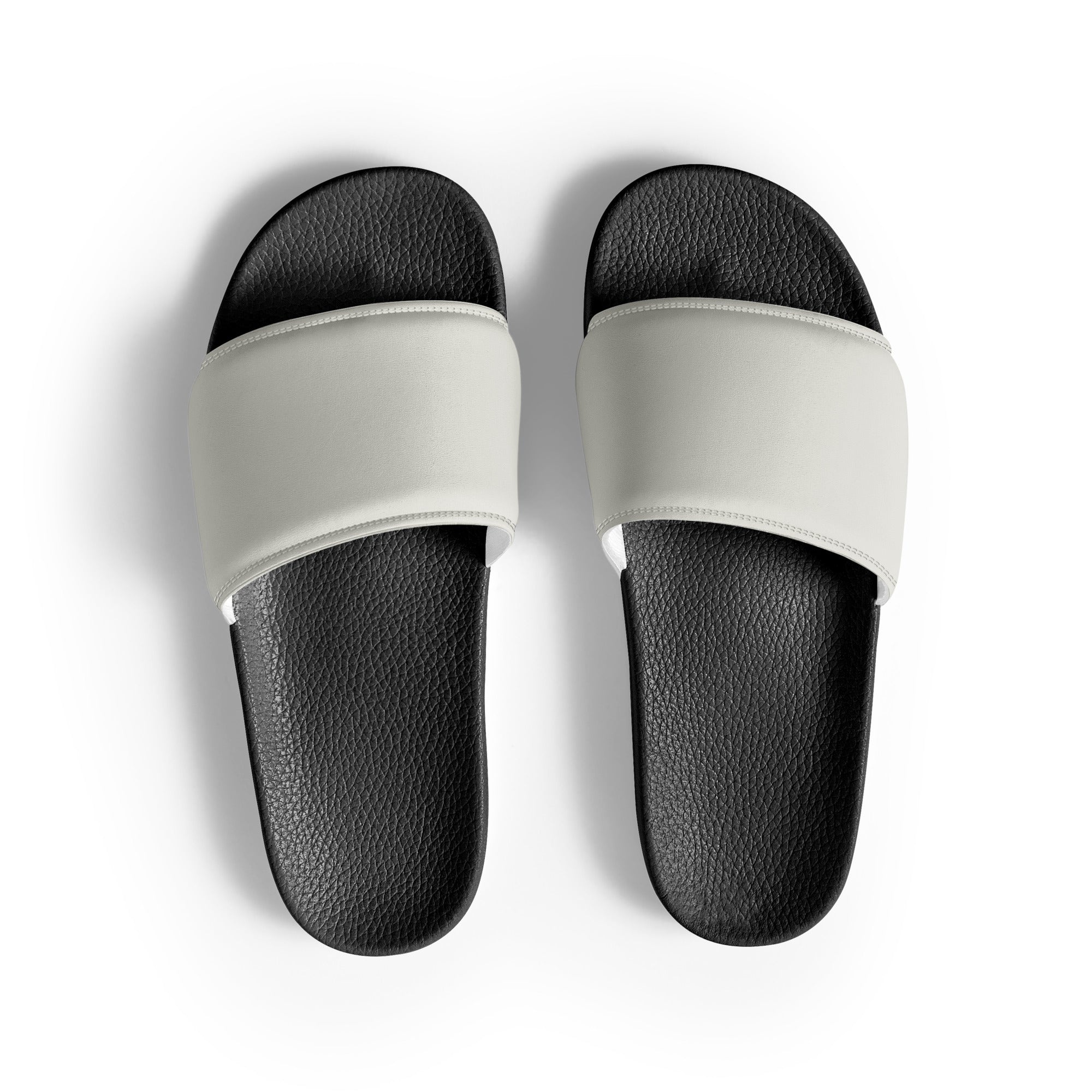 Eighth Ash Color Men's Slides by Visual Verse - Image 1