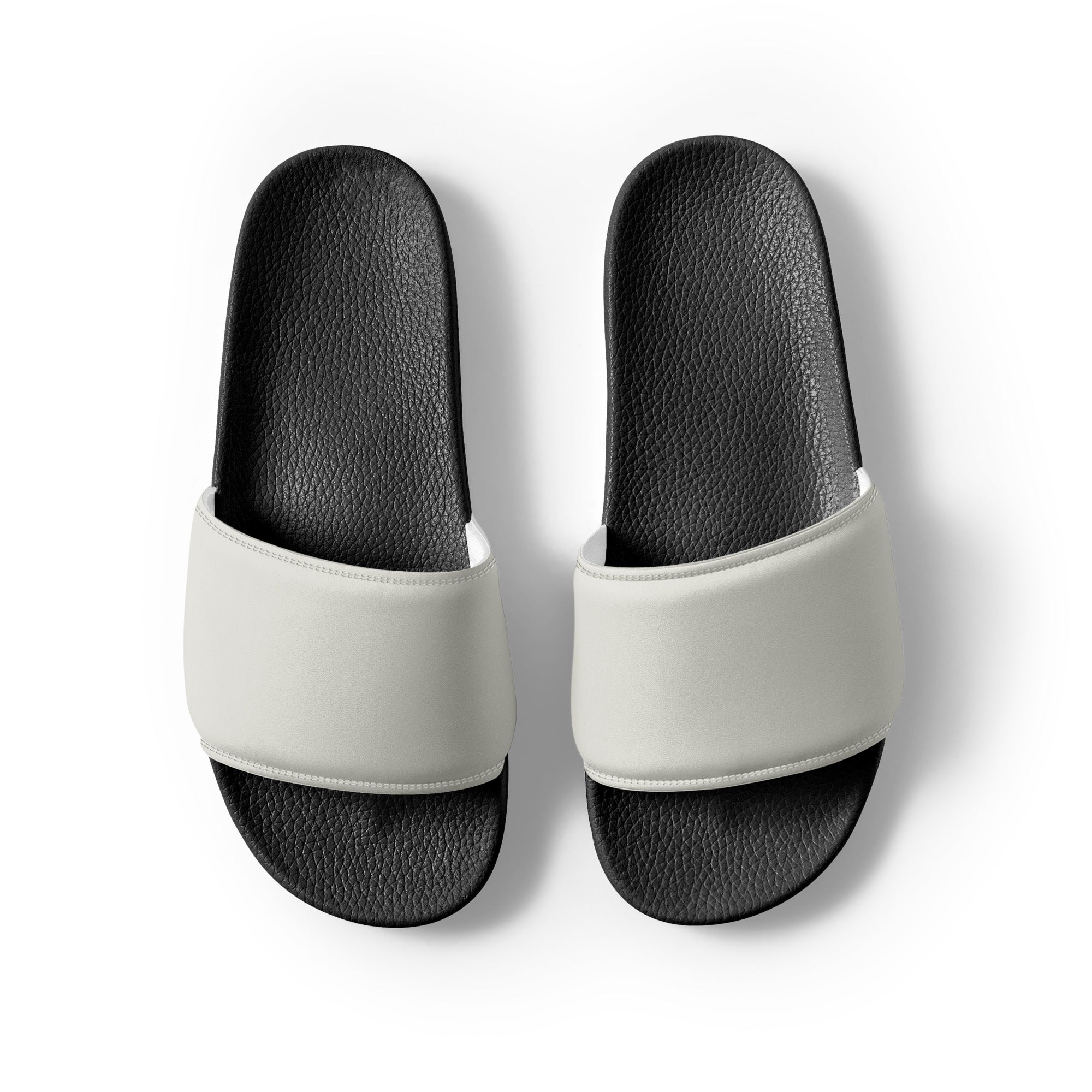 Eighth Ash Color Men's Slides by Visual Verse - Image 2