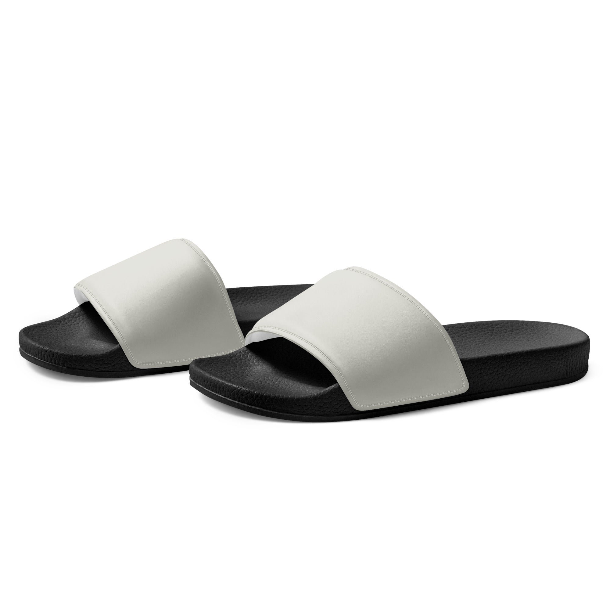 Eighth Ash Color Men's Slides by Visual Verse - Image 3