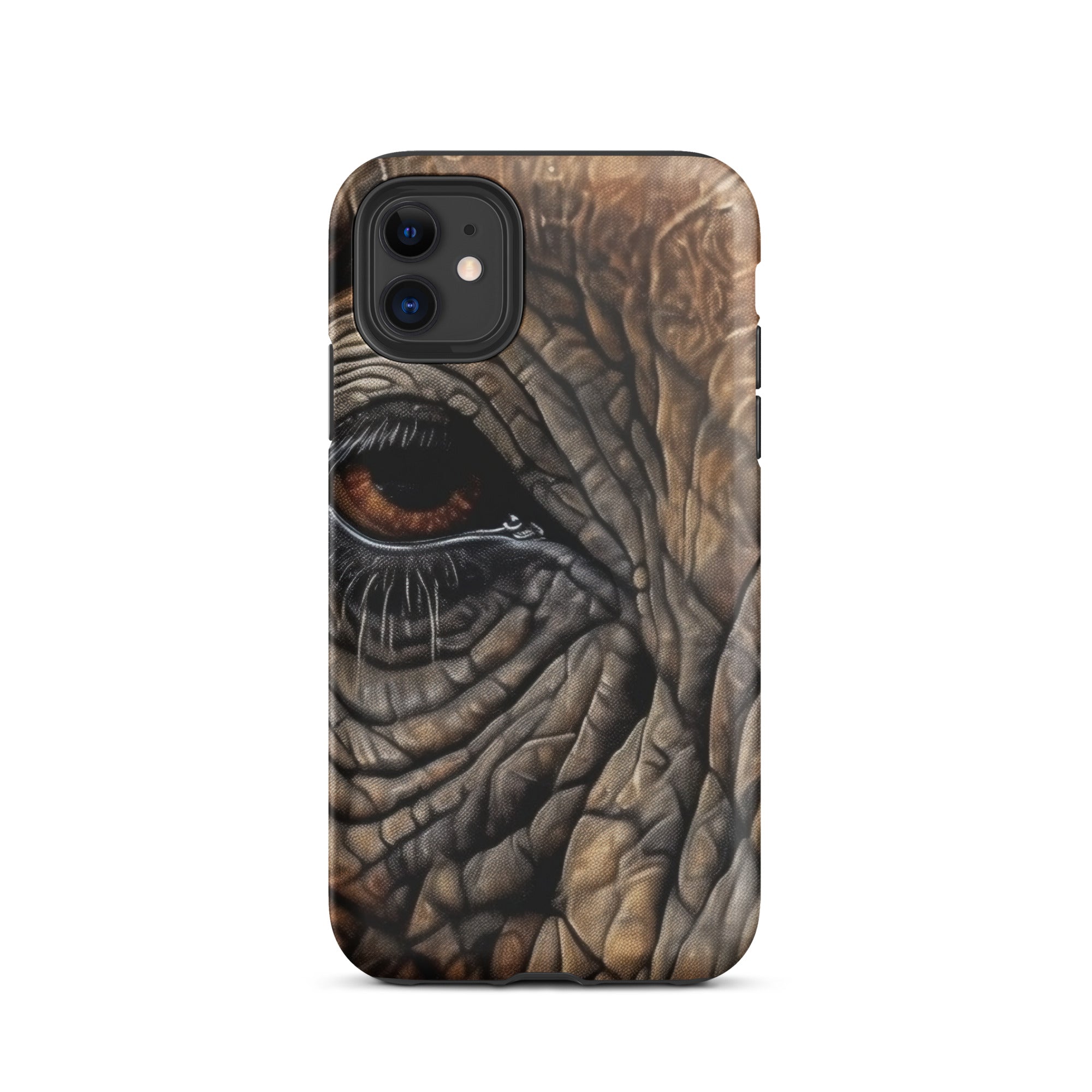 Elephant Wrinkles iPhone Case by Visual Verse - Image 1