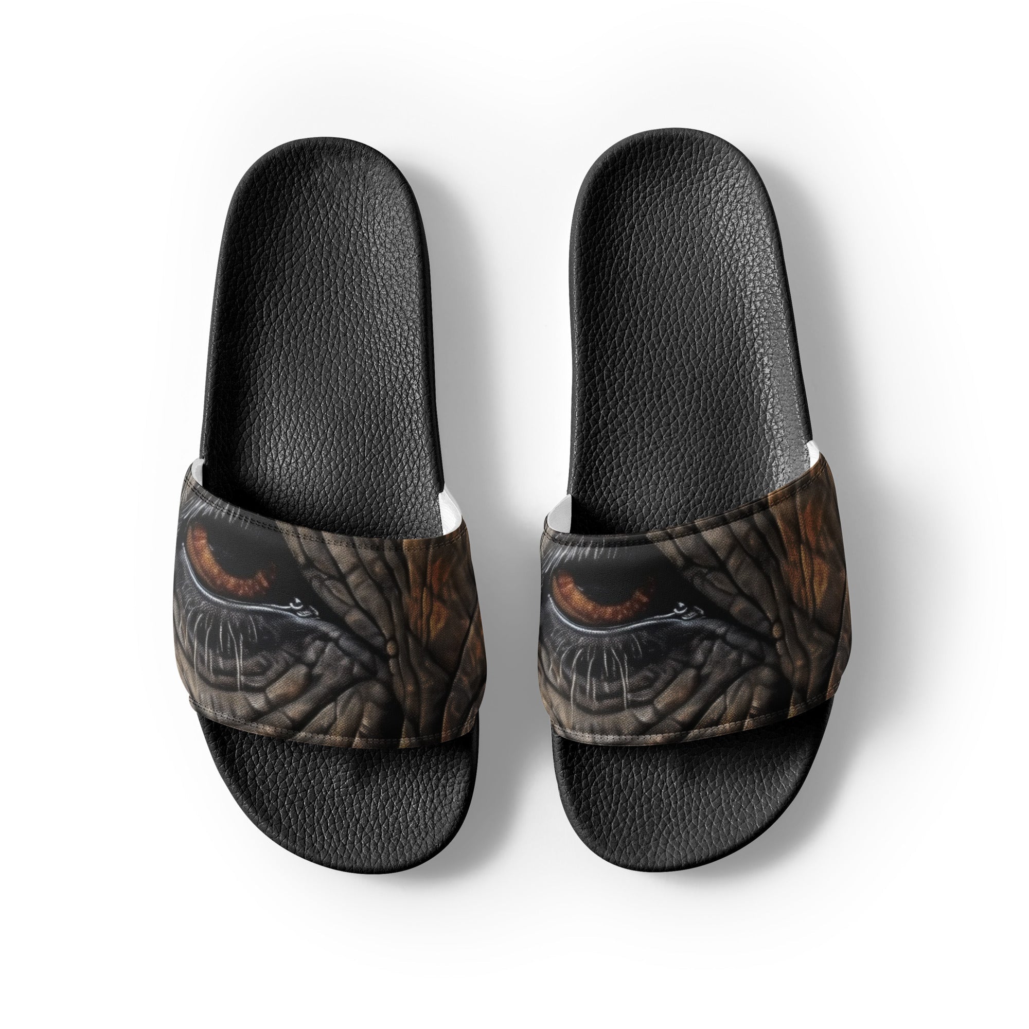 Elephant Wrinkles Men's Slides by Visual Verse - Image 2