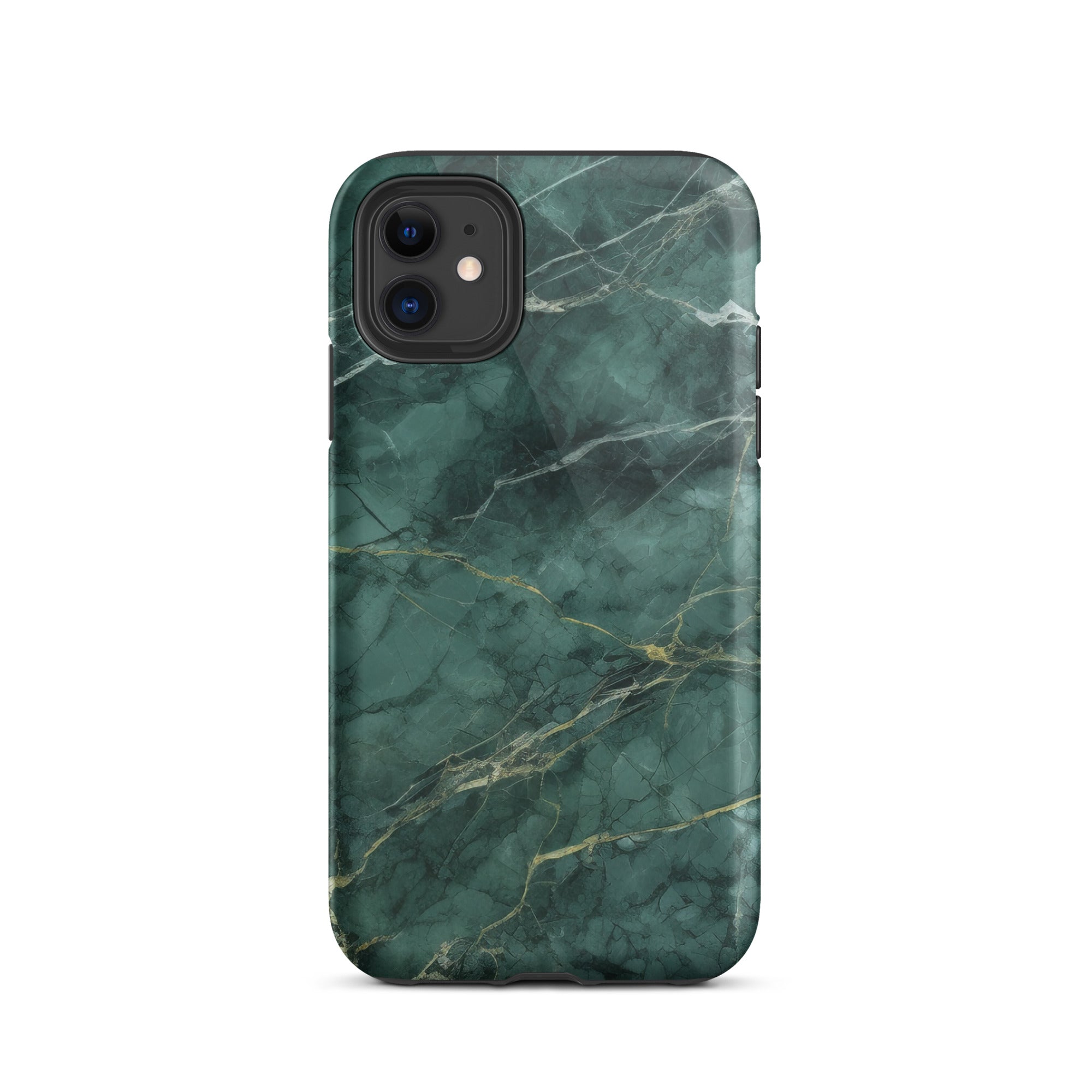 Emarld Green Granite iPhone Case by Visual Verse - Image 1