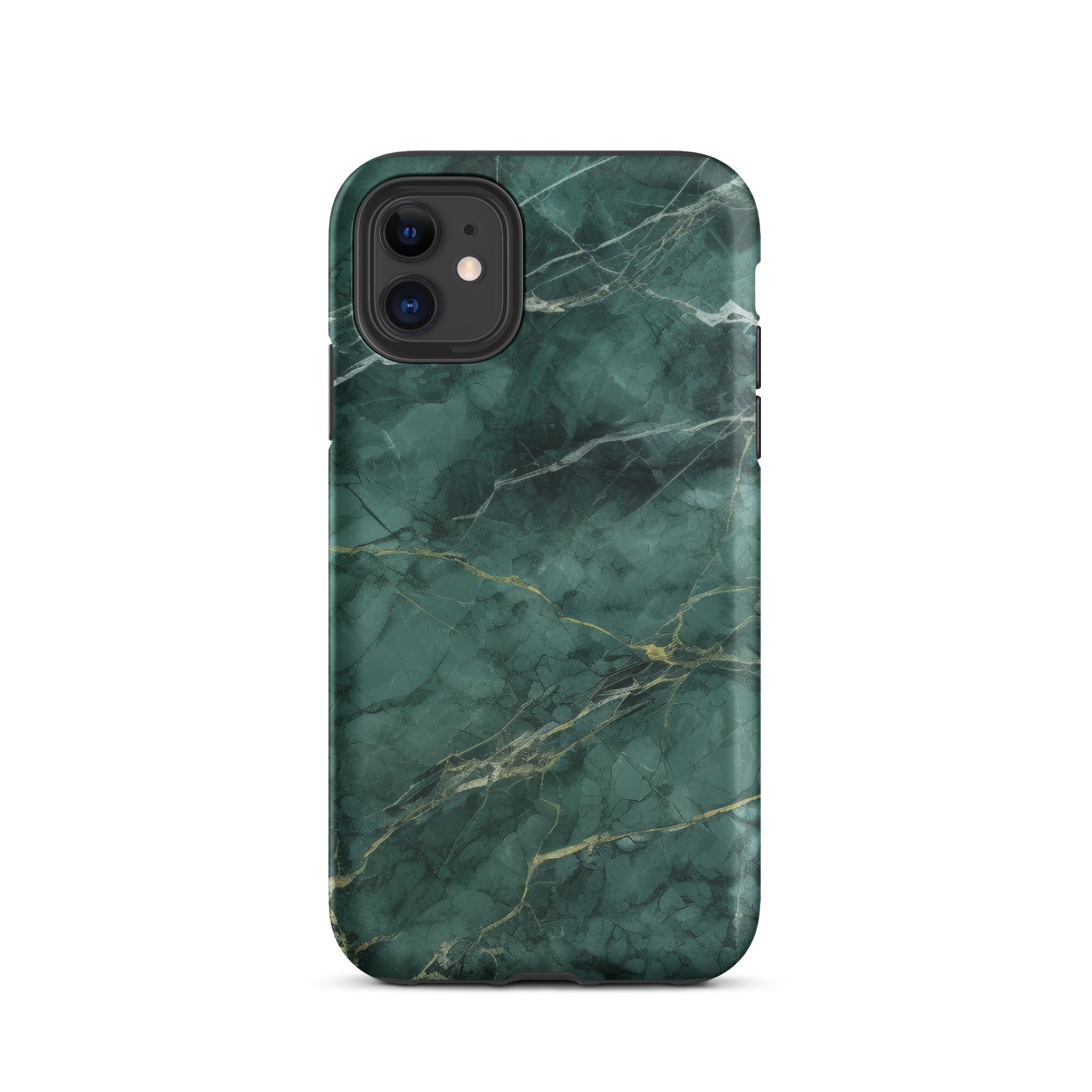 Emarld Green Granite iPhone Case by Visual Verse - Image 2