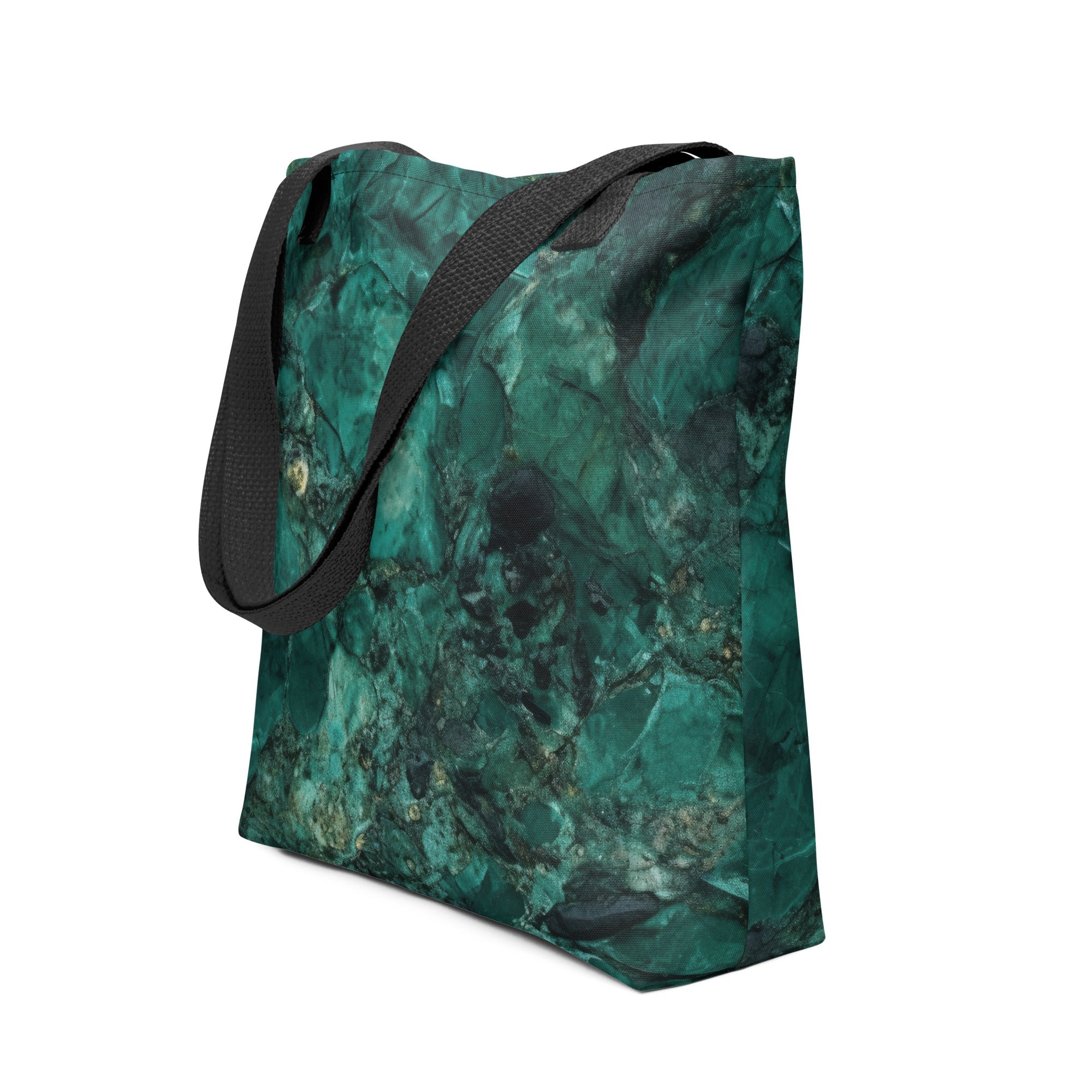 Emerald Pearl Tote Bag by Visual Verse - Image 1