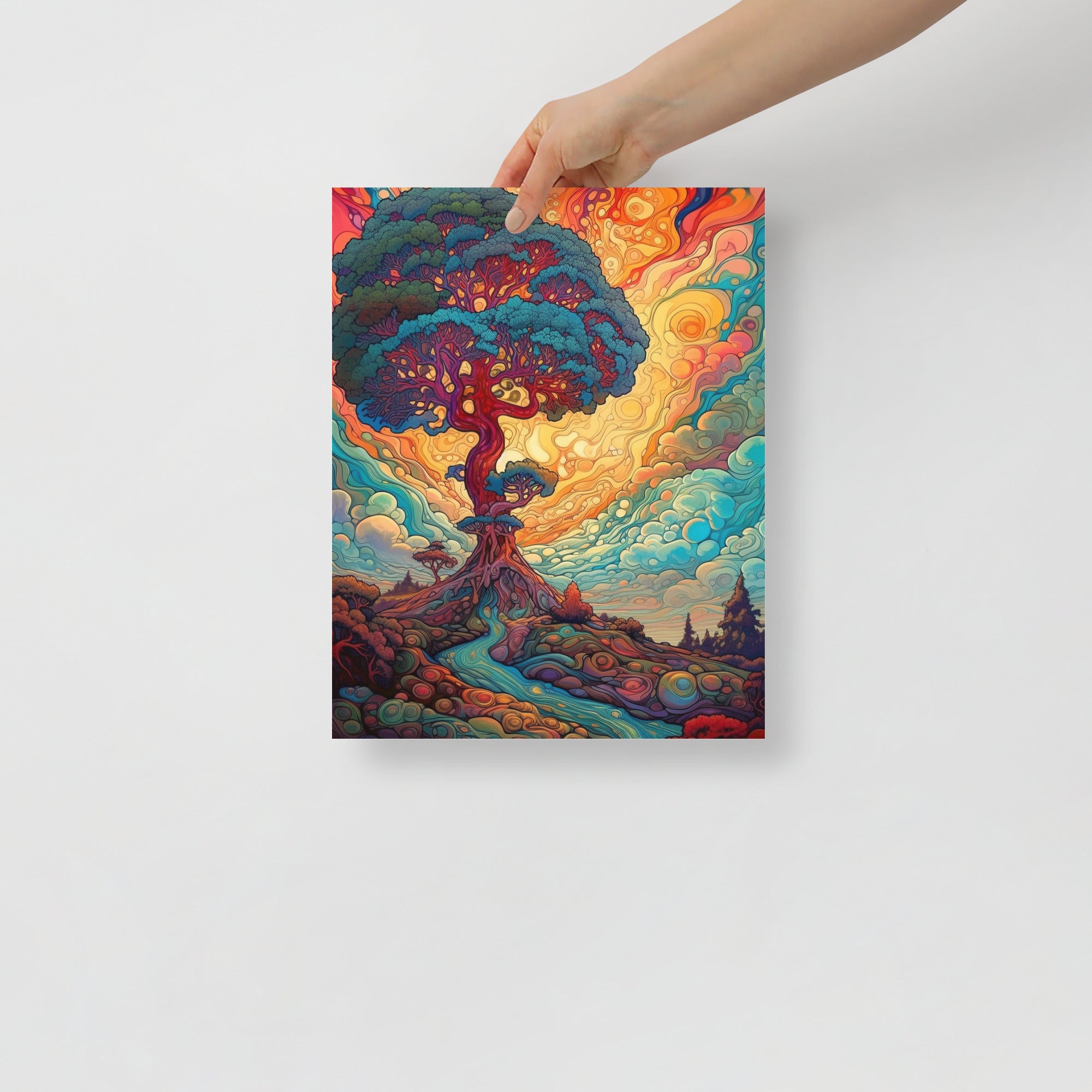 Enchanting Surreal Landscape Dream Art Poster by Visual Verse - Image 2