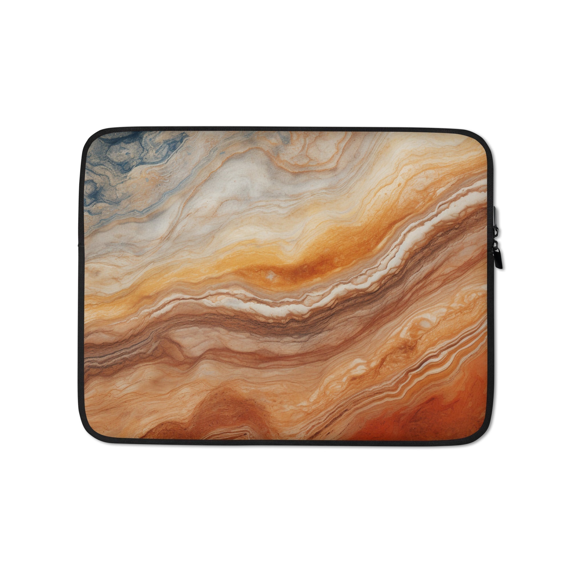 Fantasy Brown Granite Laptop Sleeve by Visual Verse - Image 2