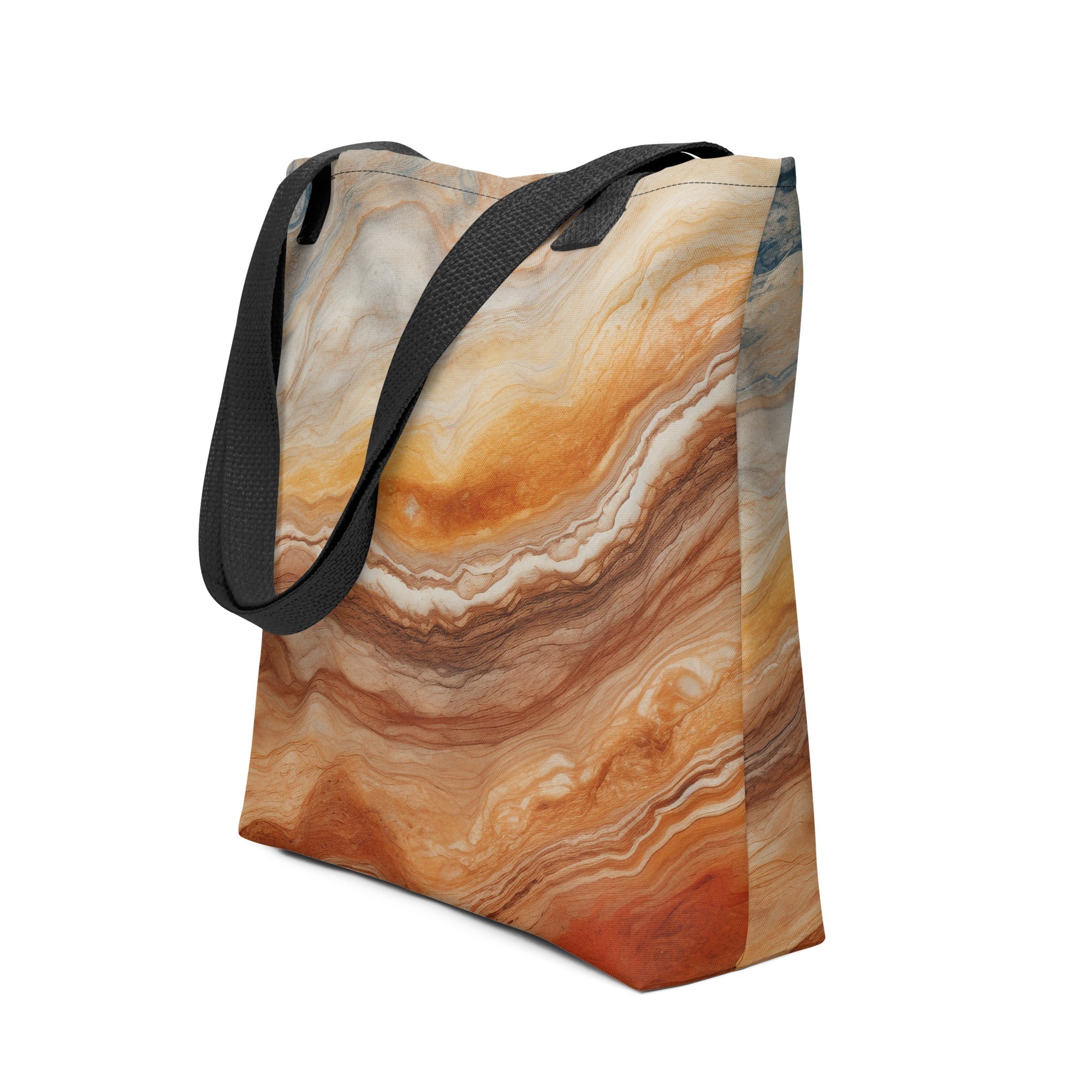 Fantasy Brown Granite Tote Bag by Visual Verse - Image 1