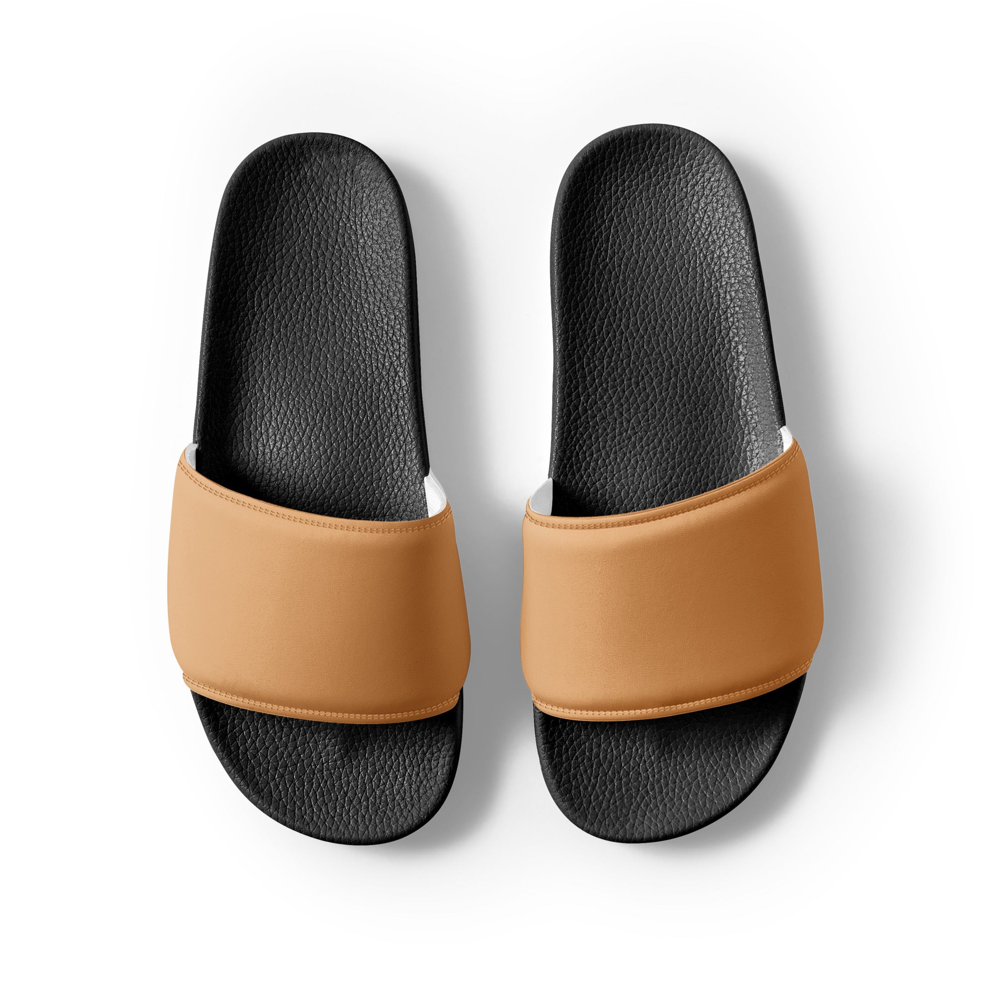 Fawn Color Men's Slides by Visual Verse - Image 2