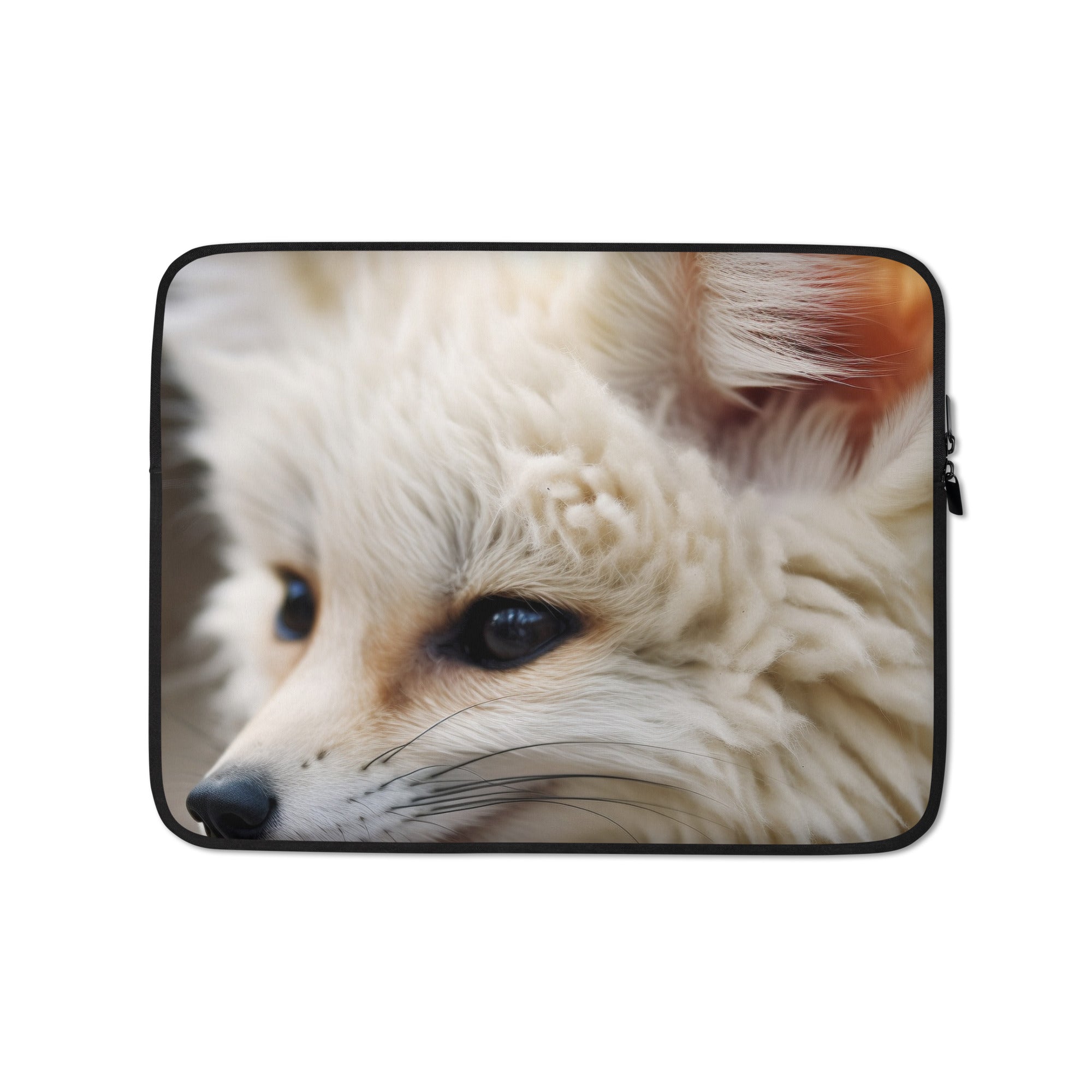 Fennec Fox Ear Laptop Sleeve by Visual Verse - Image 2