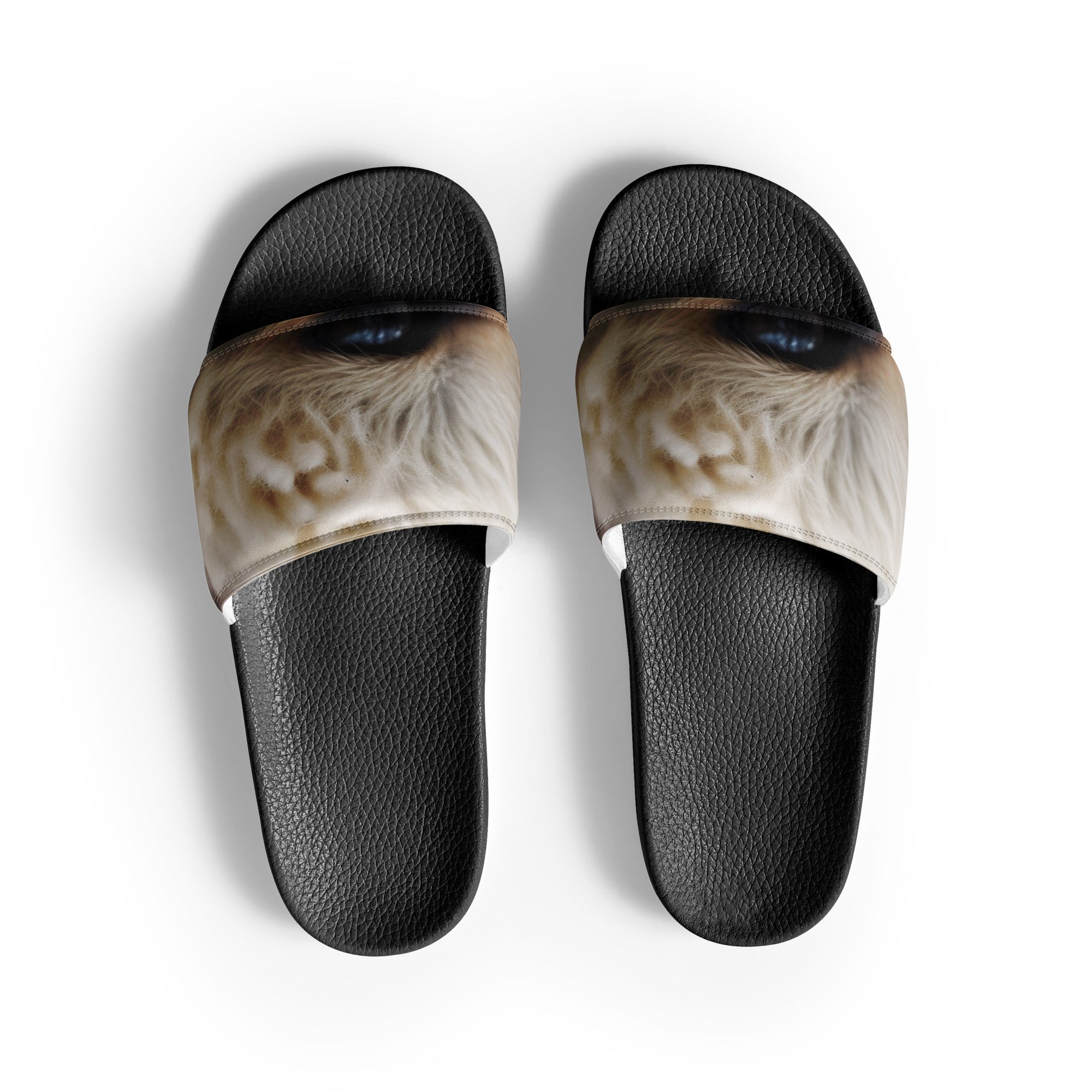 Fennec Fox Ear Men's Slides by Visual Verse - Image 1