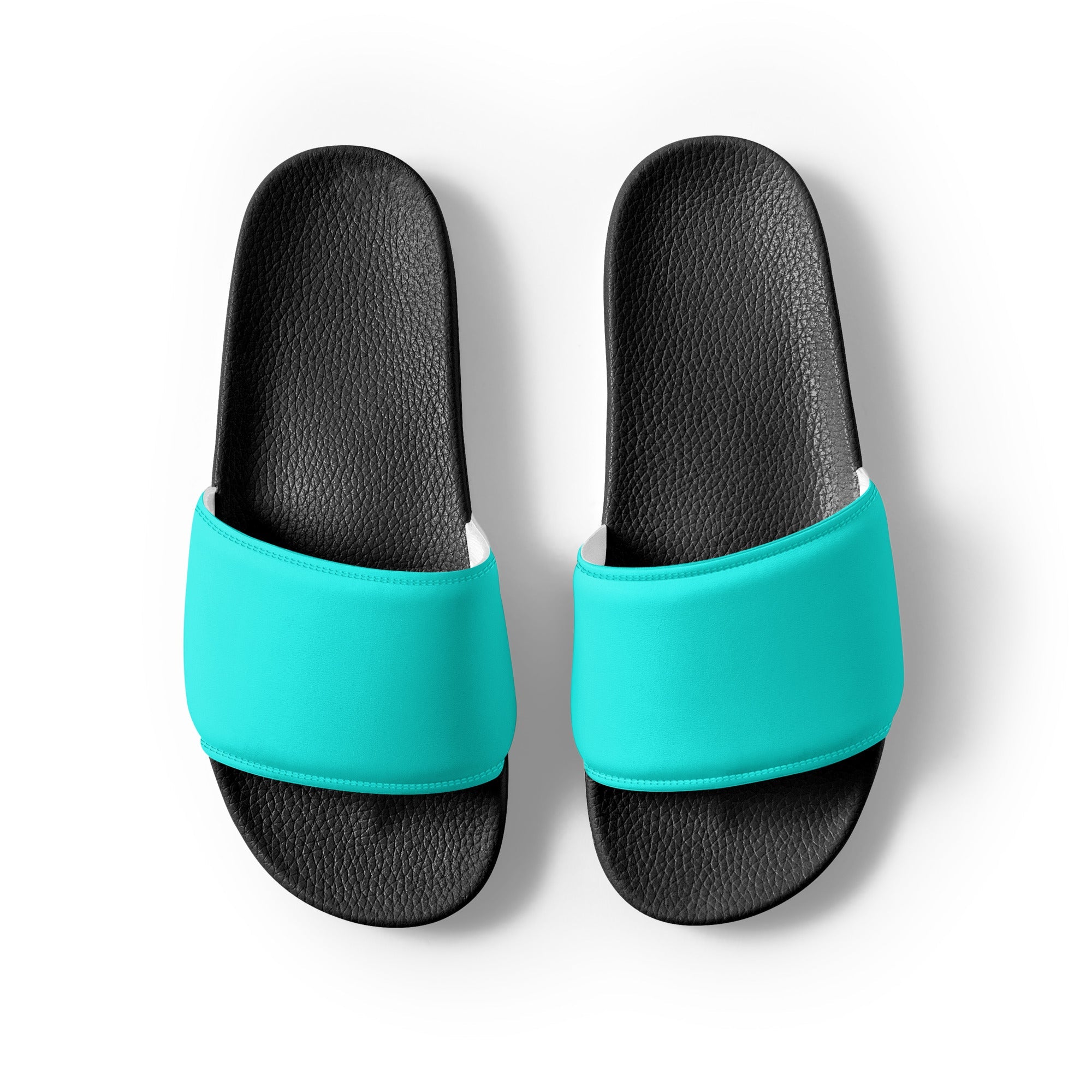 Fluorescent Color Men's Slides by Visual Verse - Image 2