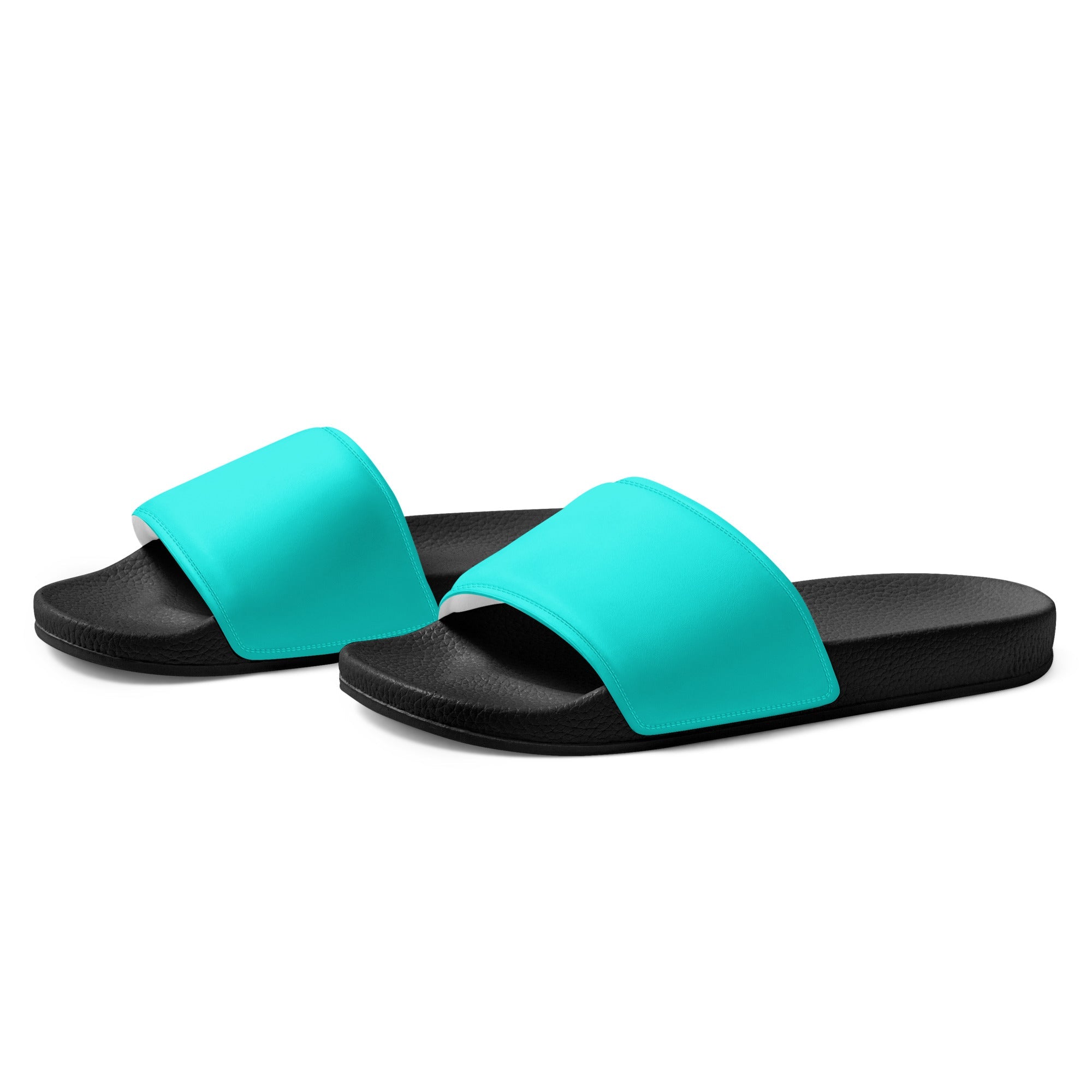 Fluorescent Color Men's Slides by Visual Verse - Image 3