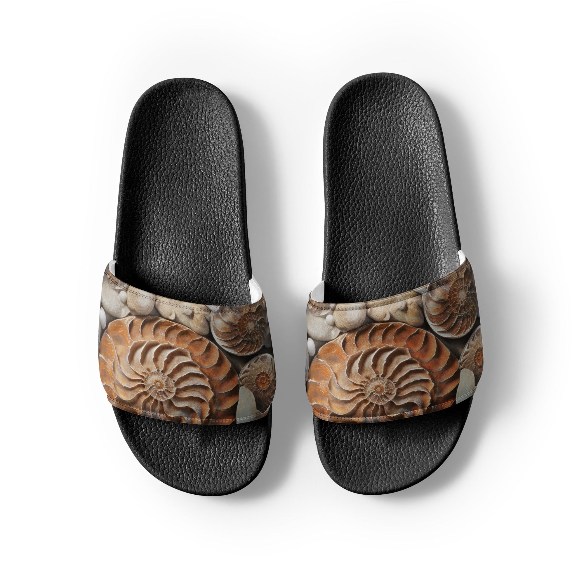 Fossil Rock Men's Slides by Visual Verse - Image 2