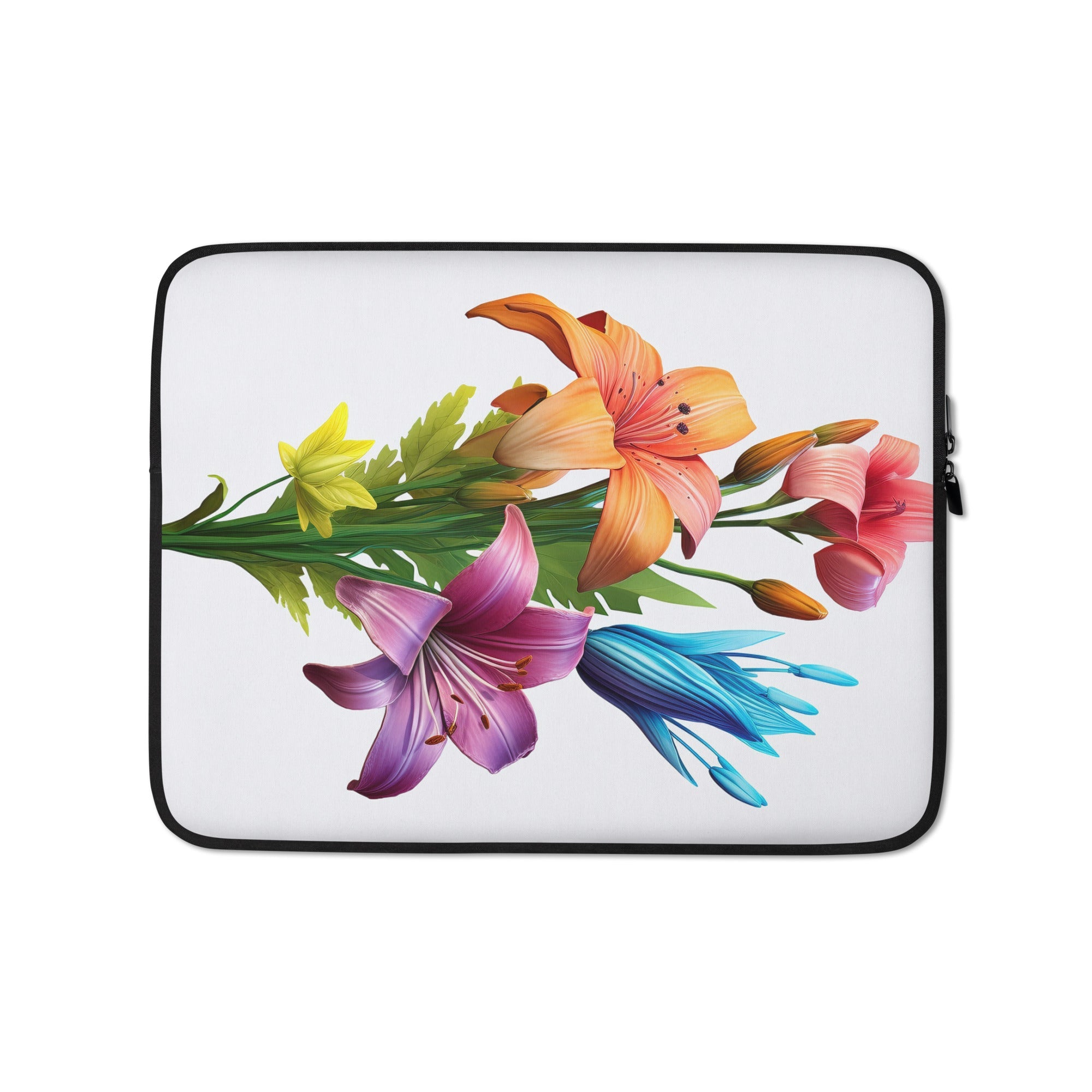 Four Oclock Flower Laptop Sleeve by Visual Verse - Image 2