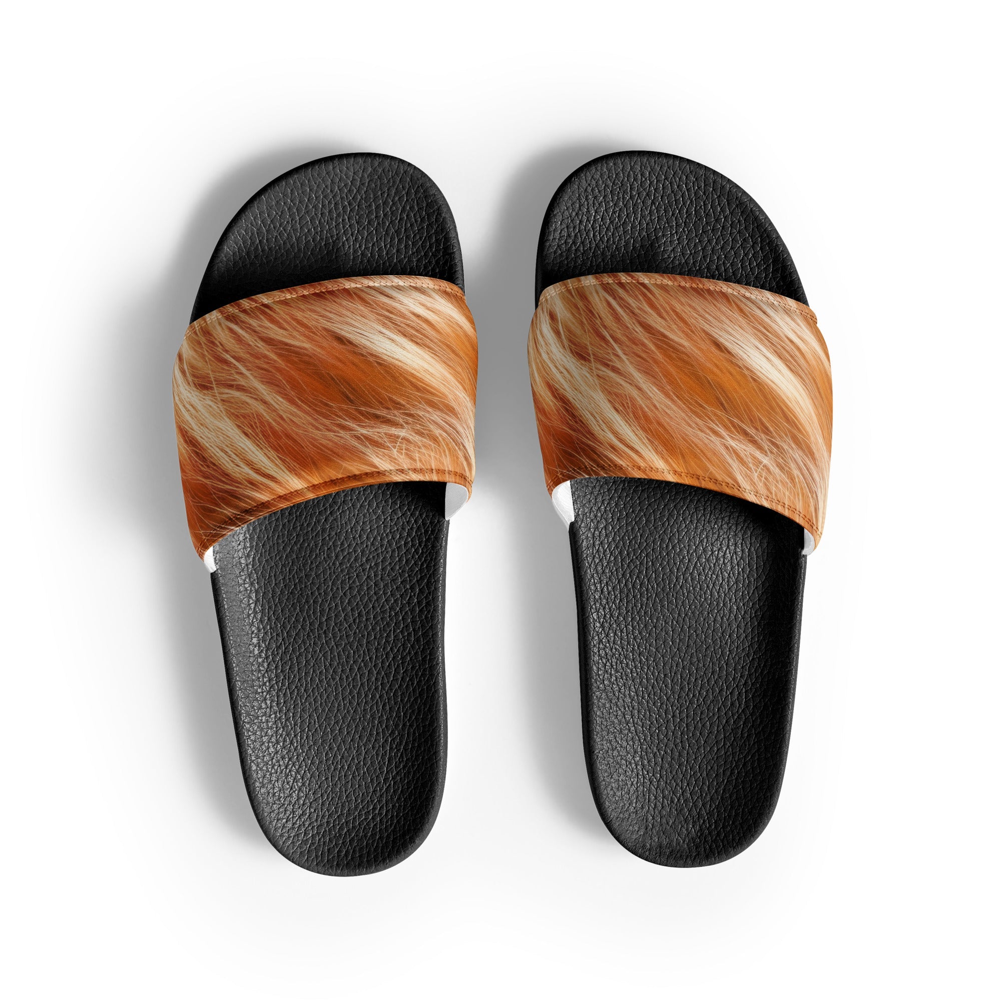 Fox Fur Men's Slides by Visual Verse - Image 1