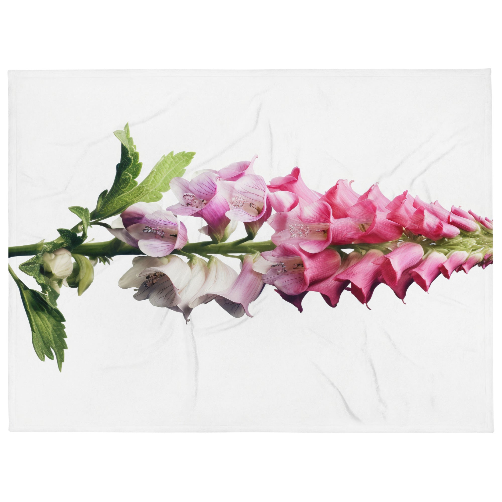 Foxglove Flower Blanket by Visual Verse - Image 1