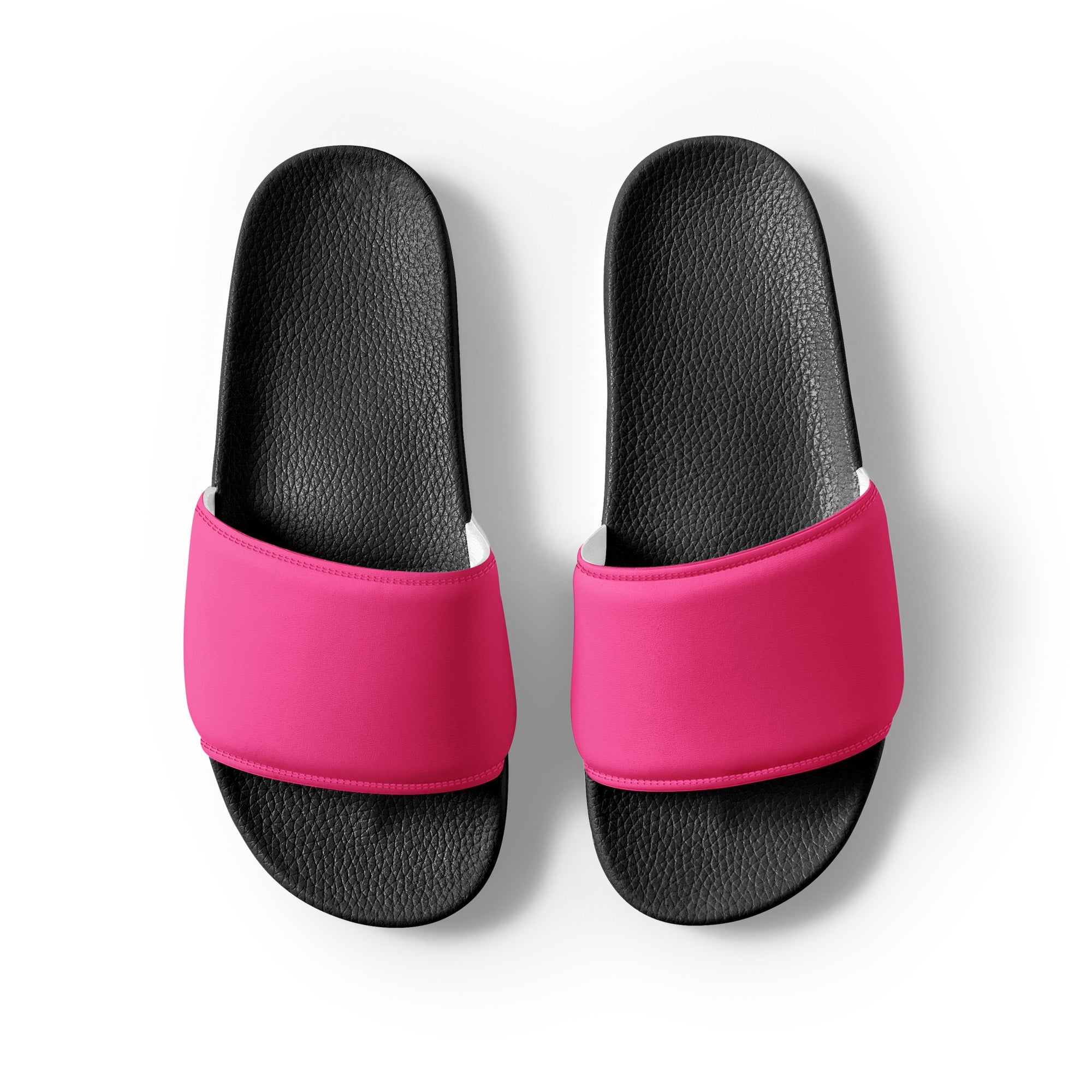 French Fuchsia Color Women's Slides by Visual Verse - Image 2