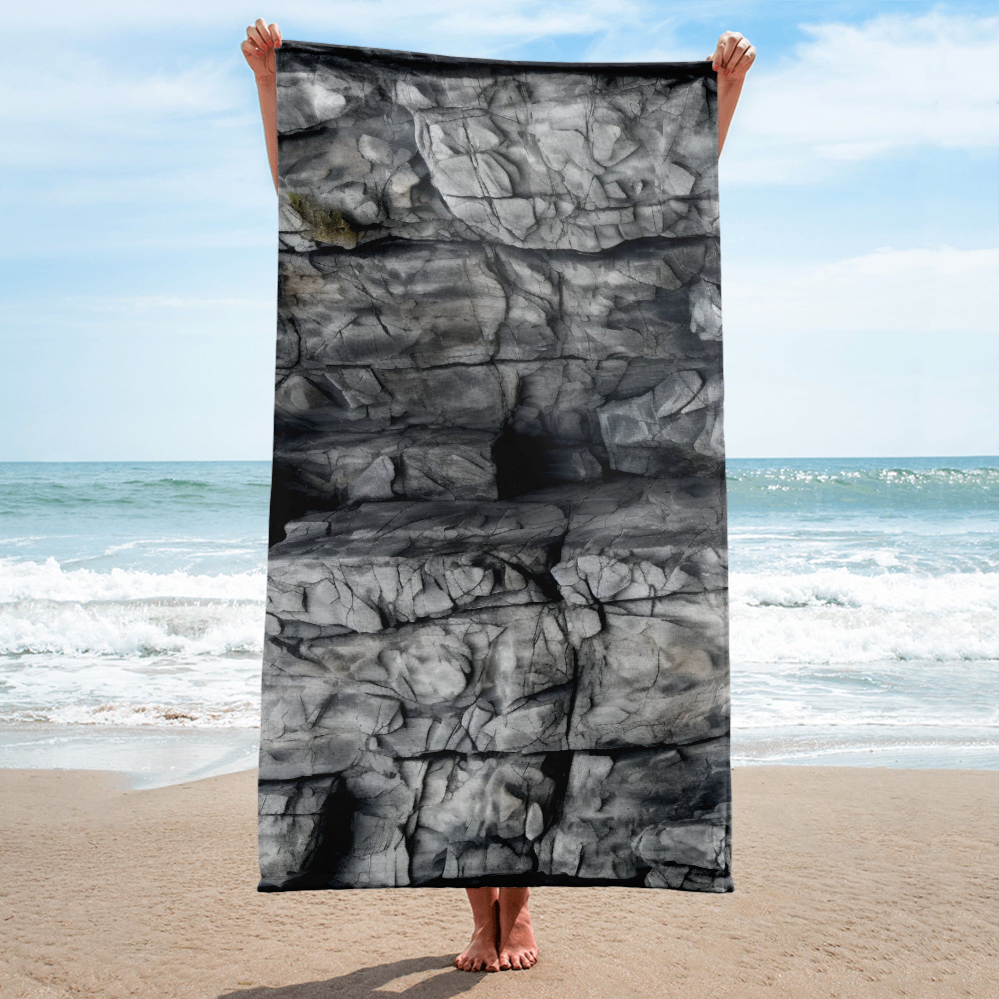 Galactic Beach Towel by Visual Verse - Image 1