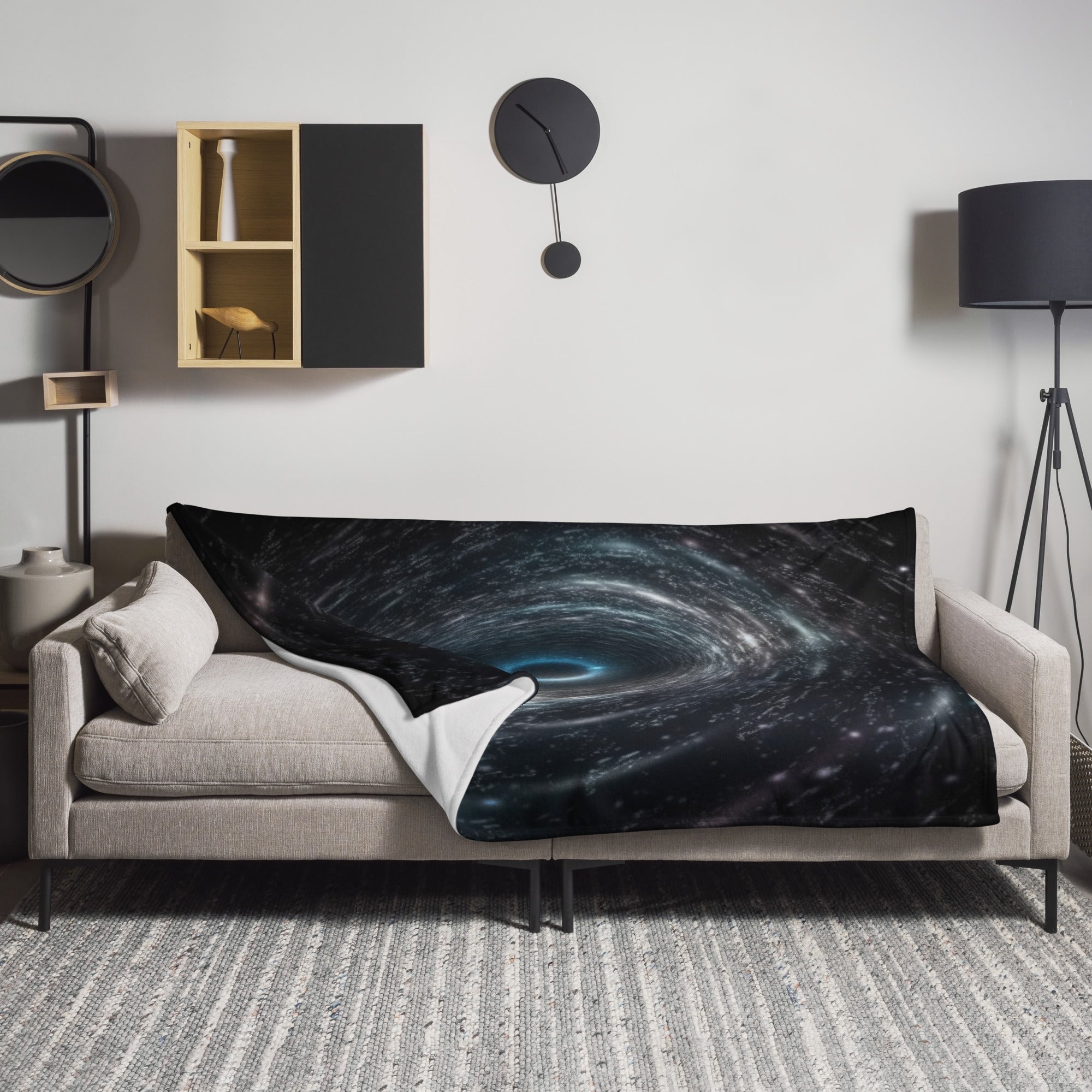 Galactic Center Black Hole Blanket by Visual Verse - Image 1