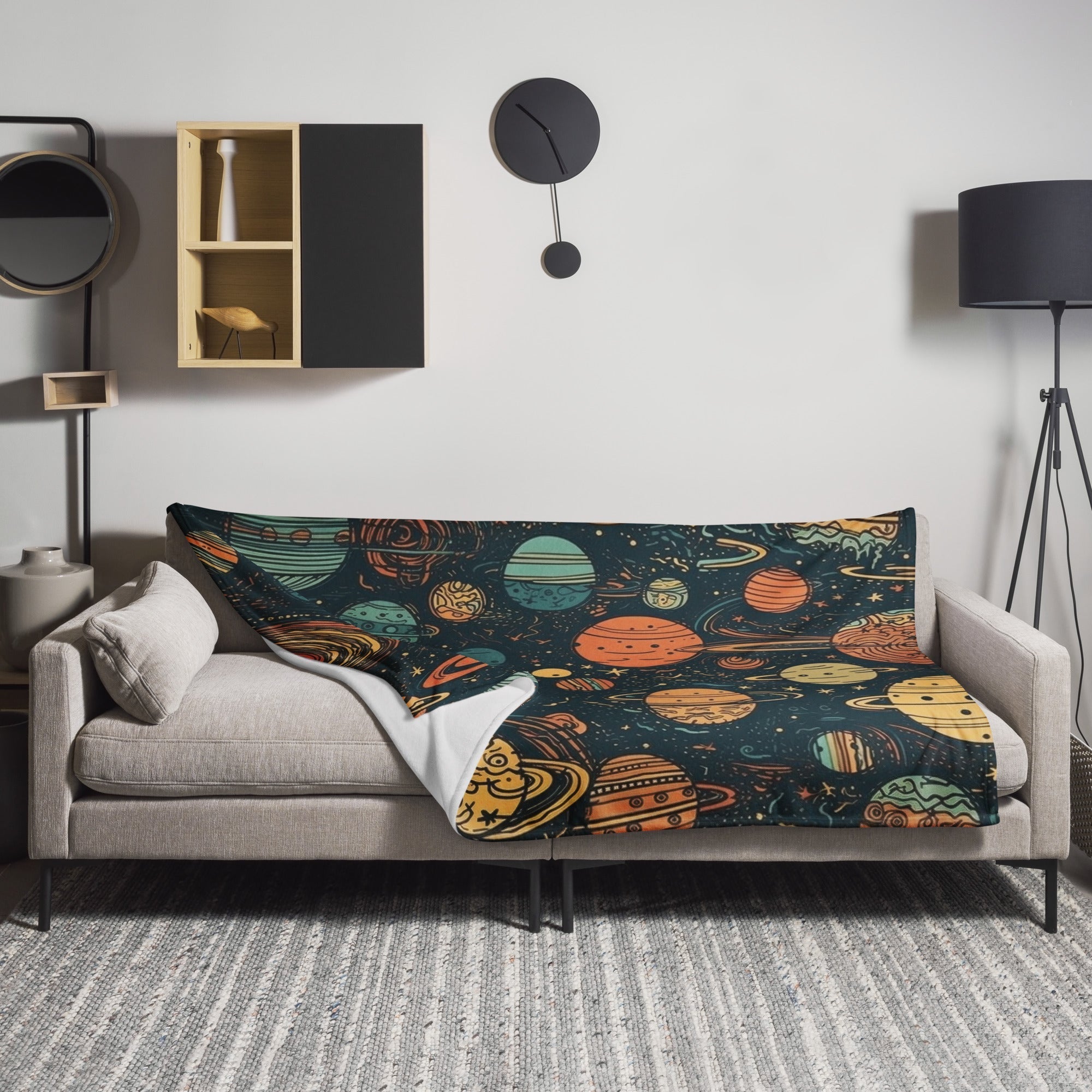 Galactic Planet Blanket by Visual Verse - Image 1