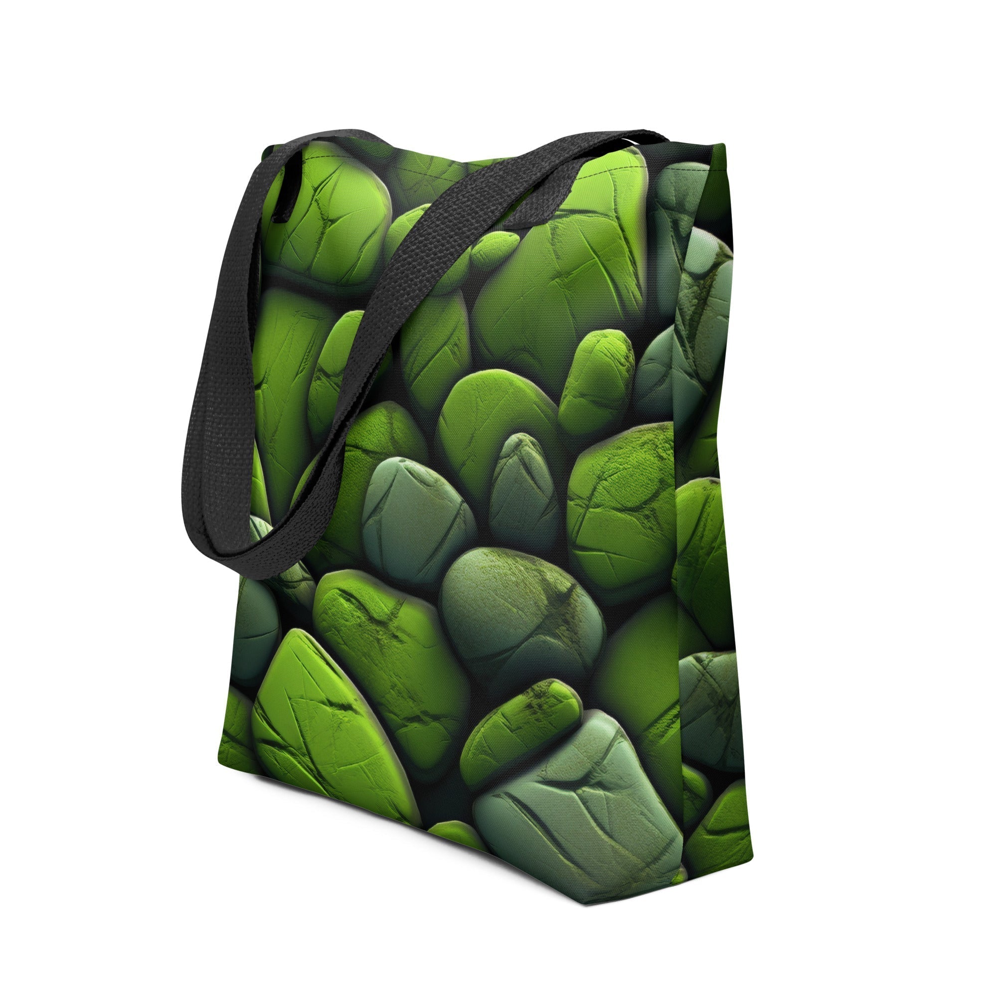 Gaspeite Rock Tote Bag by Visual Verse - Image 1