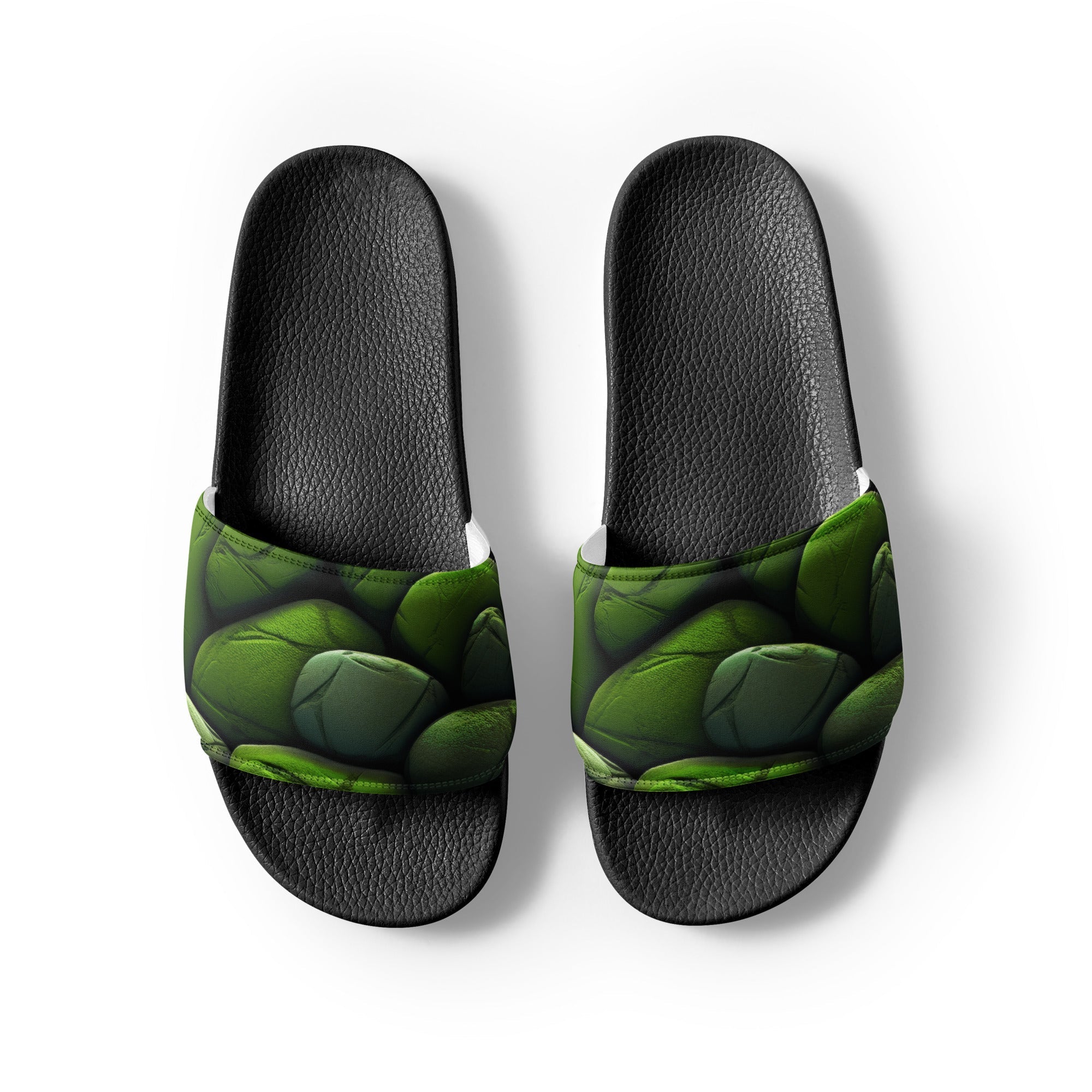 Gaspeite Rock Women's Slides by Visual Verse - Image 2