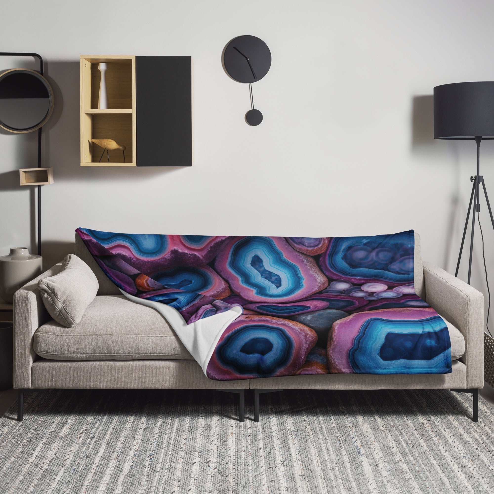 Geode Rock Blanket by Visual Verse - Image 1