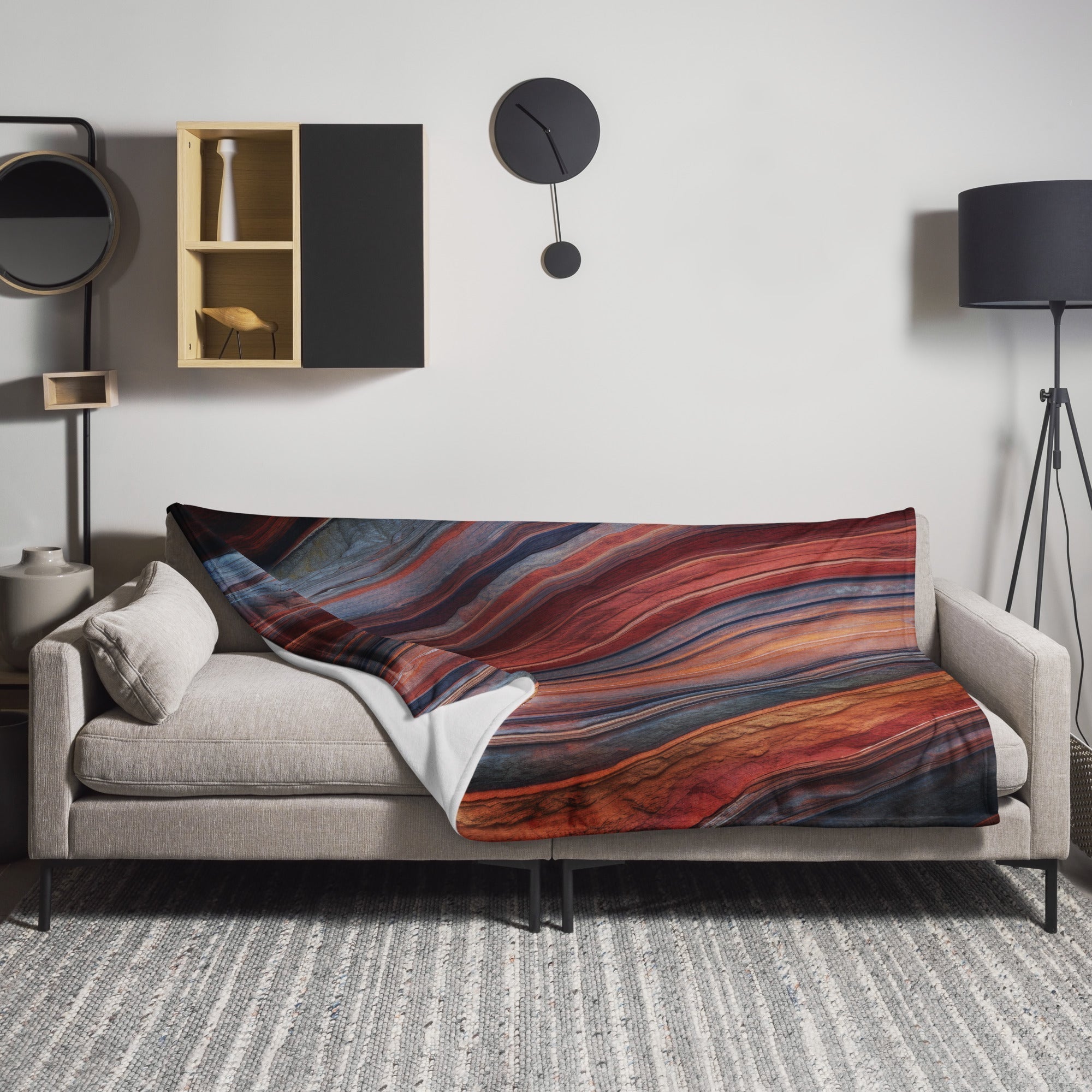 Geological-Inspired Blanket by Visual Verse - Image 1